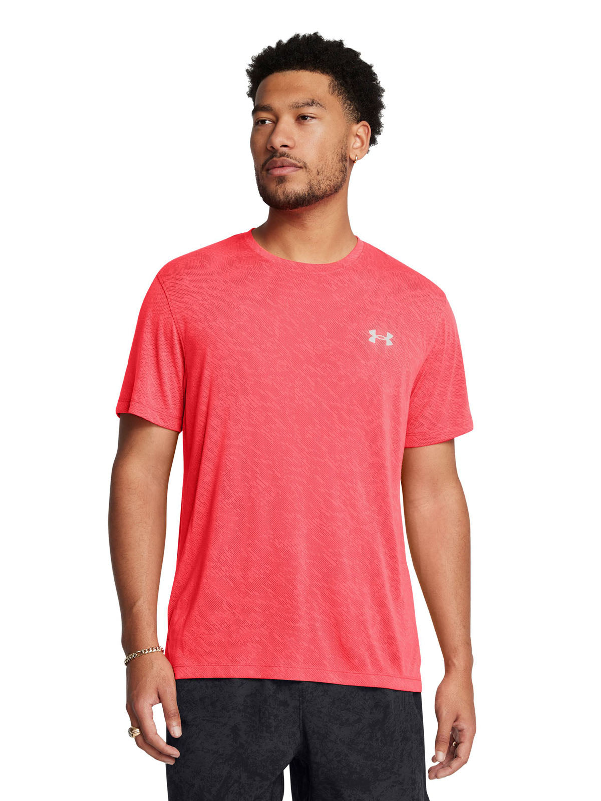 Polera manga corta UA Launch Camo para hombre