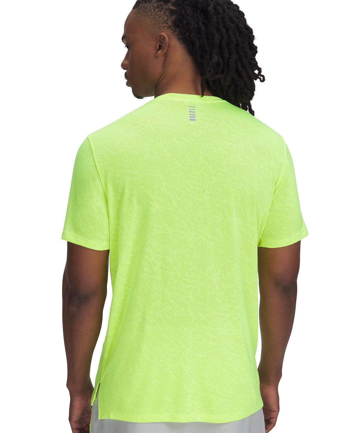 Polera manga corta Under Armour launch camo amarillo para hombre