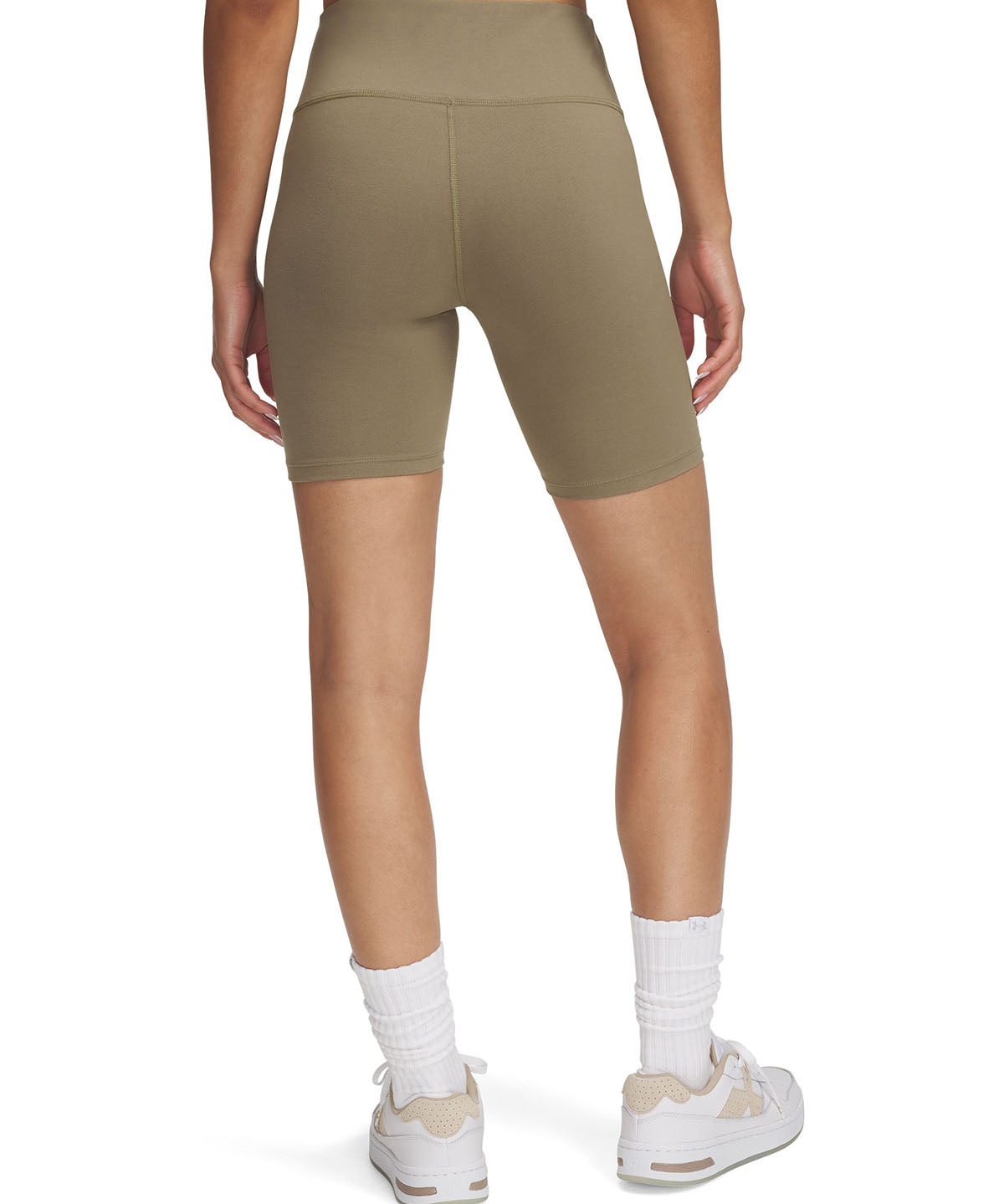 Shorts Under Armour Rival café para mujer