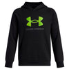 Polerón Lifestyle para niño Rival Fleece Big Logo Print Fill Negro Under Armour