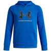 Polerón Lifestyle para niño Rival Fleece Big Logo Print Fill Azul Under Armour