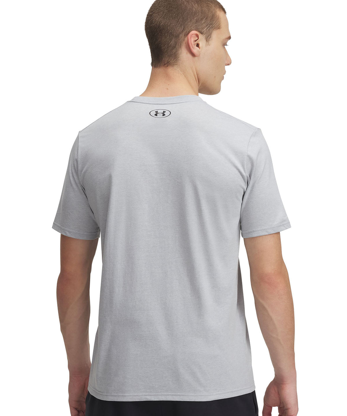 Polera manga corta Under Armour boxed sports gris para hombre