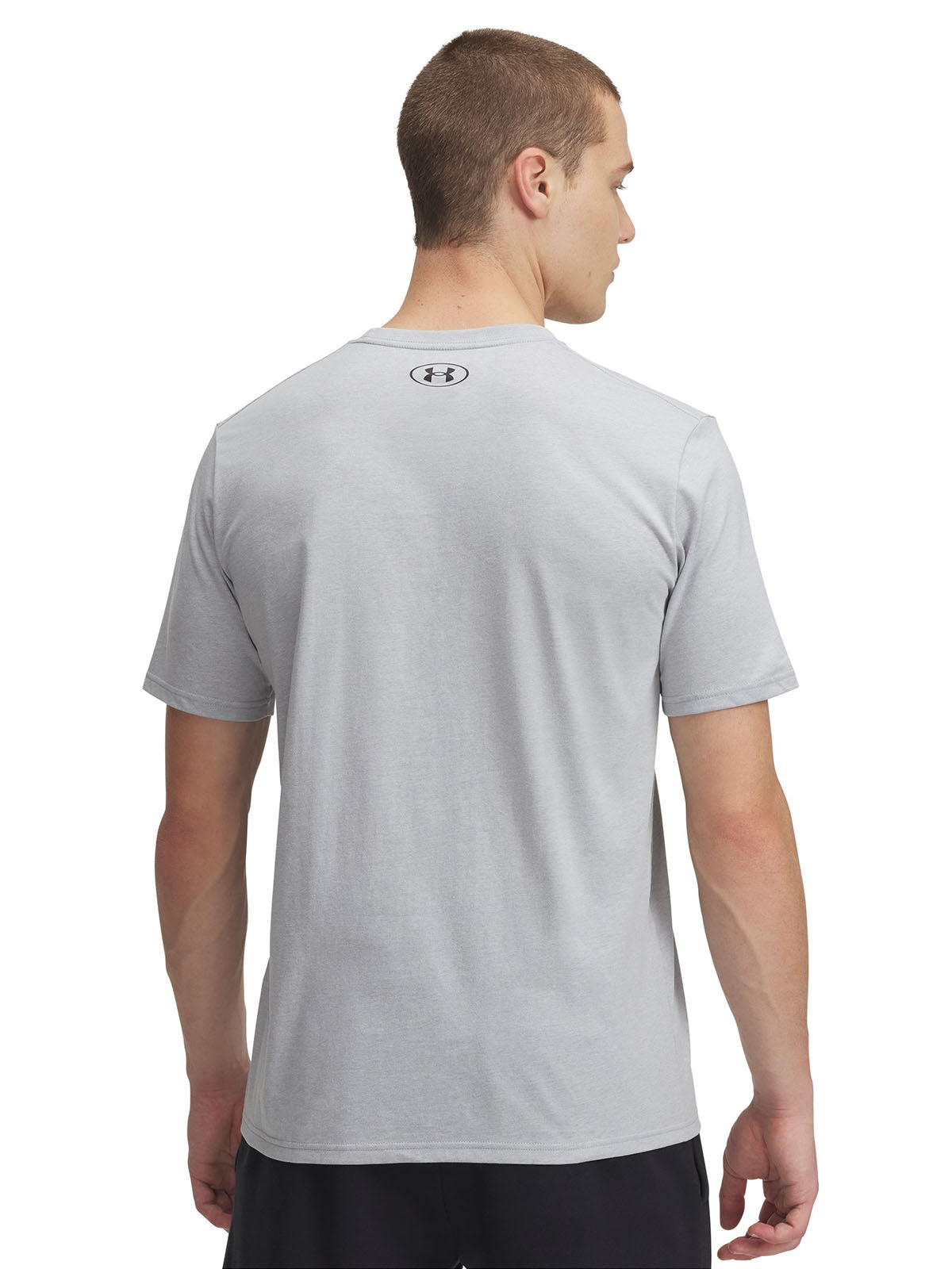 Polera manga corta Under Armour boxed sports gris para hombre
