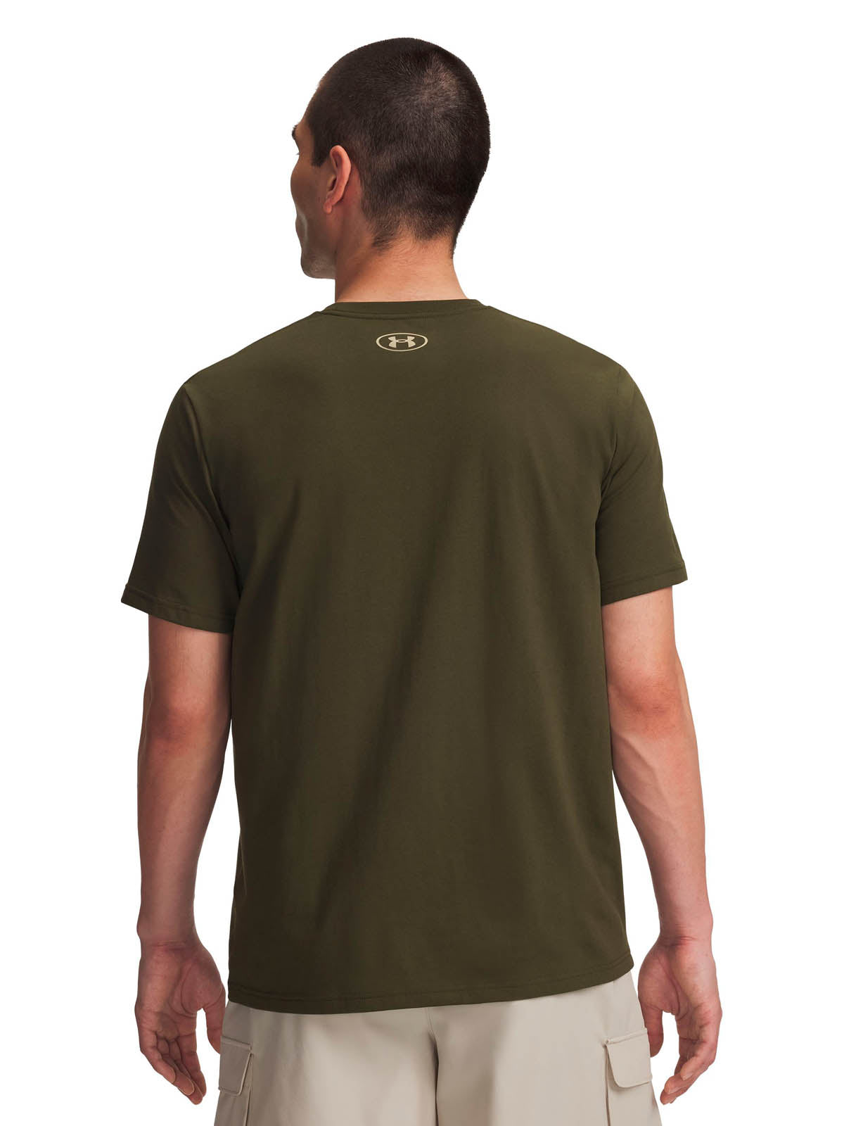 Polera manga corta Lifestyle para Hombre Boxed Sports Verde Under Armour