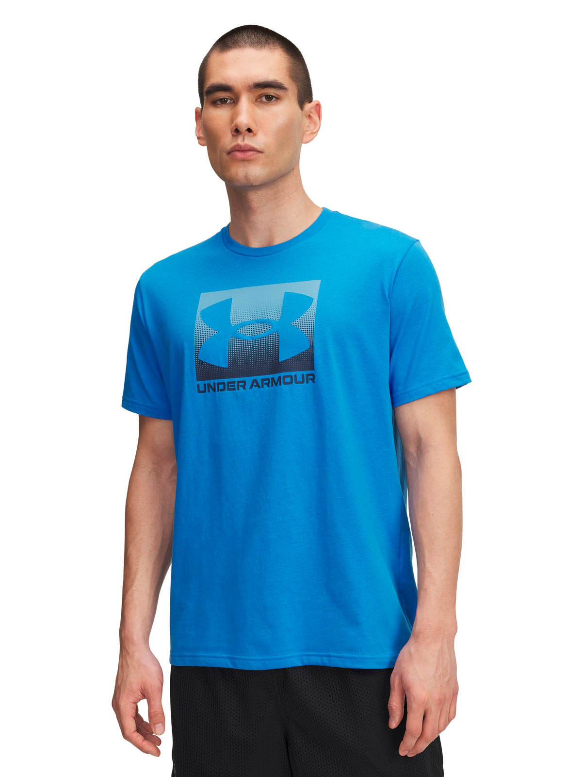 Polera manga corta Lifestyle para Hombre Boxed Sports Azul Under Armour