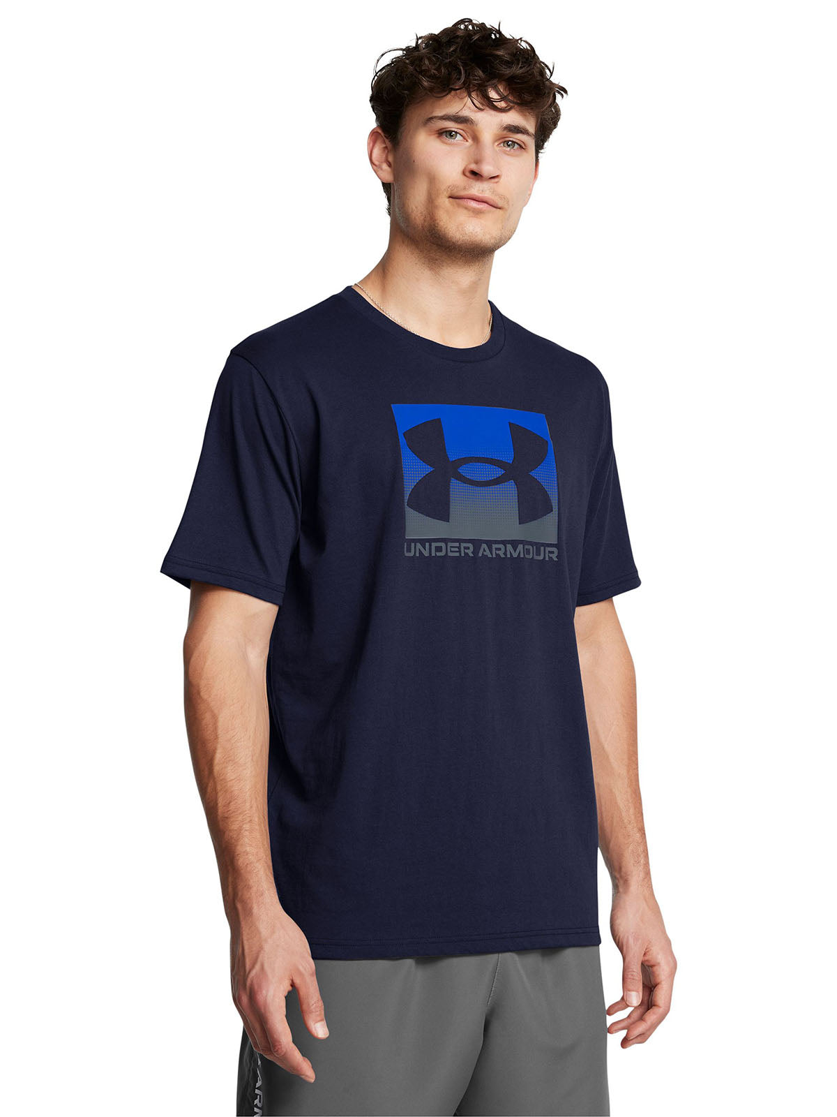 Polera manga corta UA Boxed para hombre