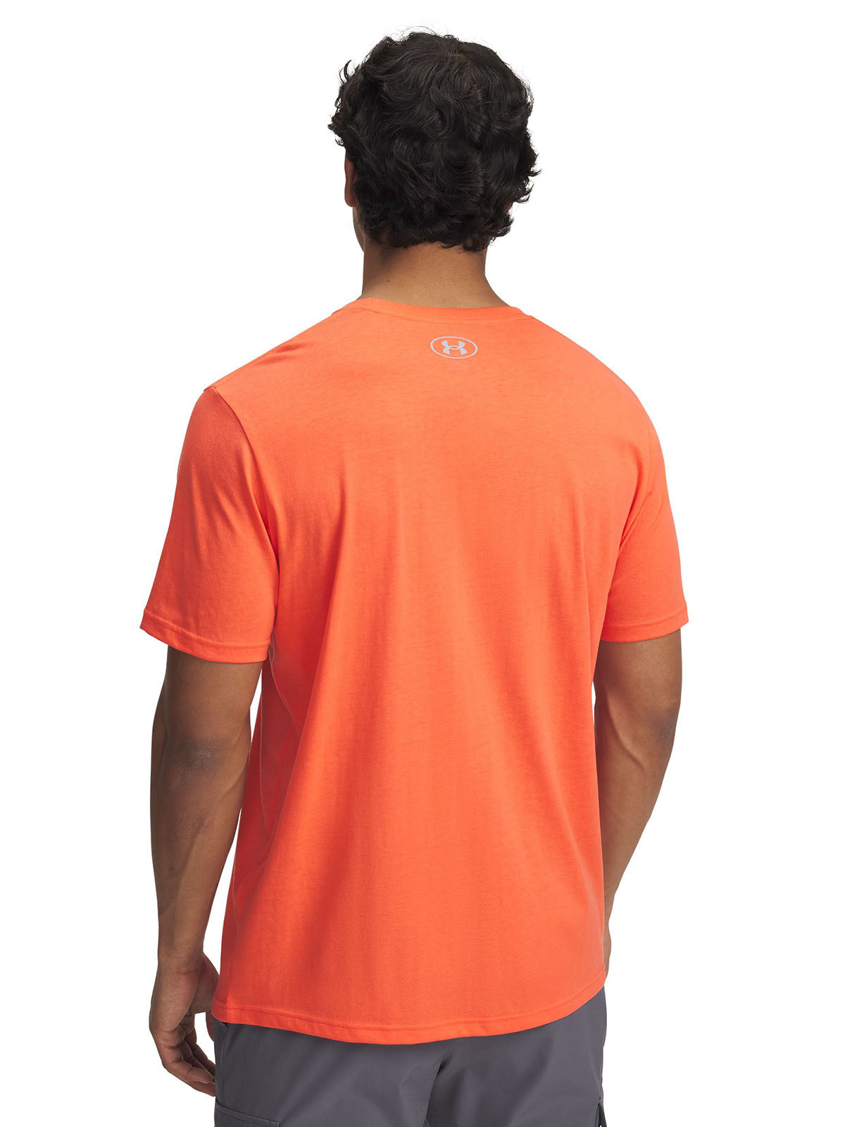 Polera manga corta Under Armour boxed sports naranjo para hombre