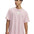 Polera manga corta Under Armour oversized rosado para hombre