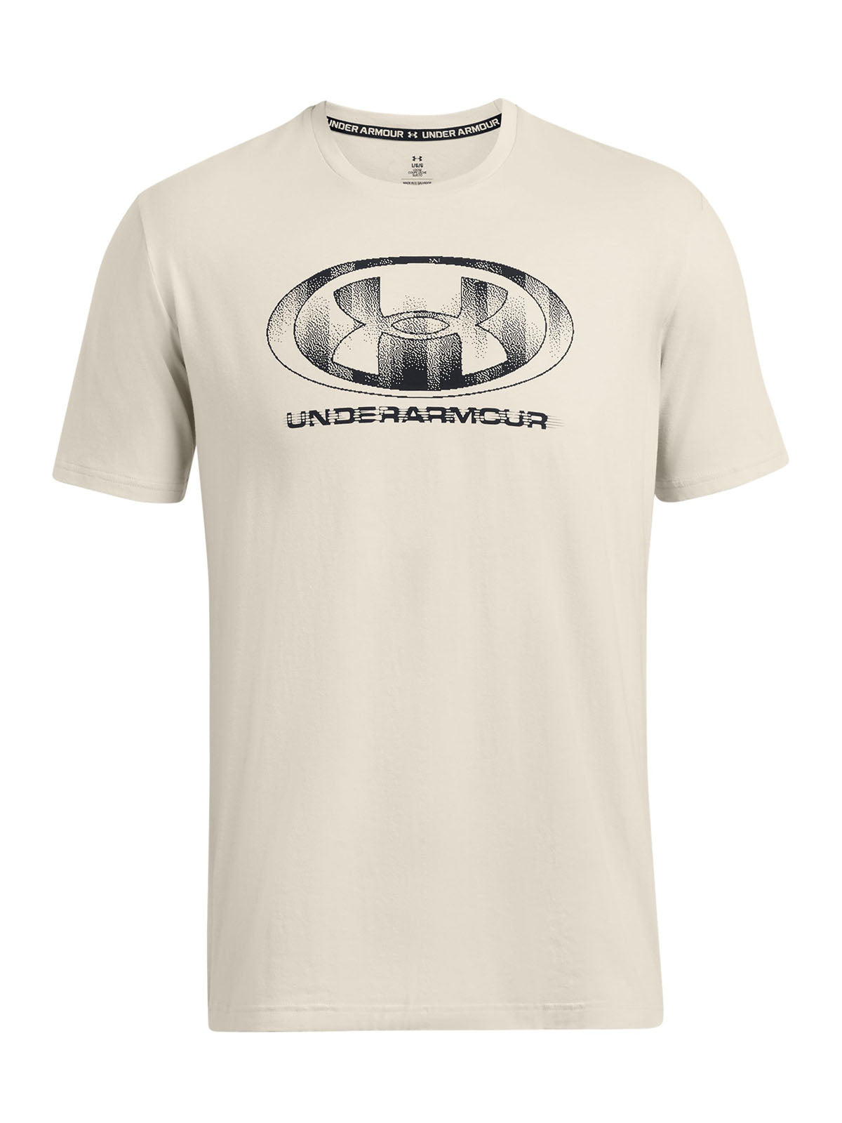 Polera manga corta UA Glitch para hombre