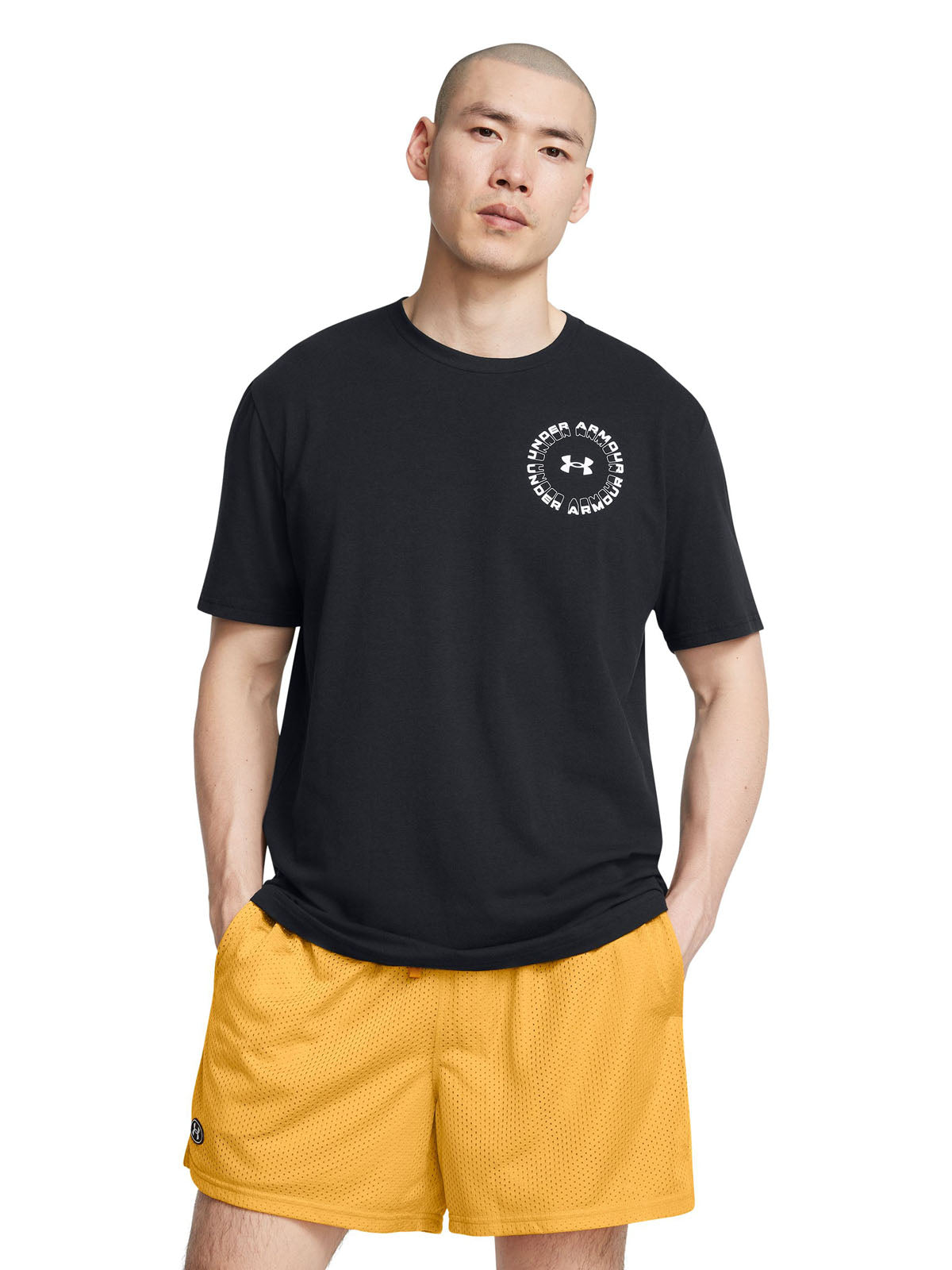 Polera manga corta UA Radial Wordmark para hombre