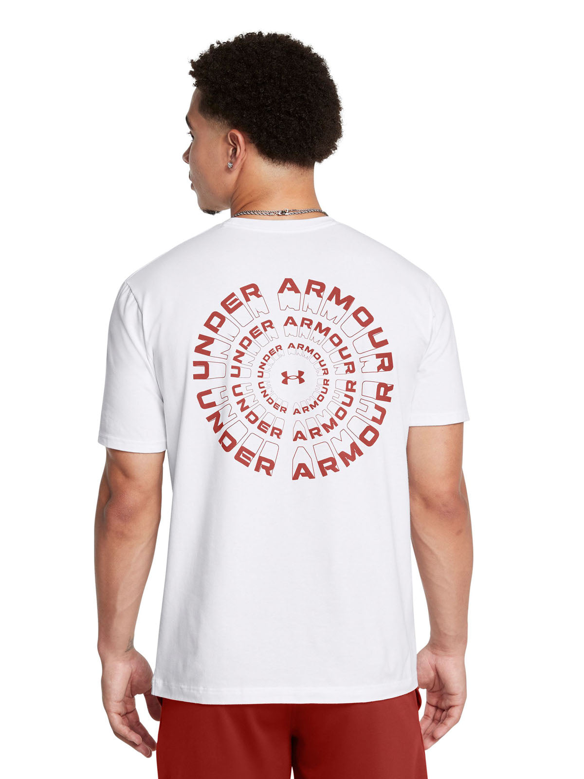 Polera manga corta UA Radial Wordmark para hombre