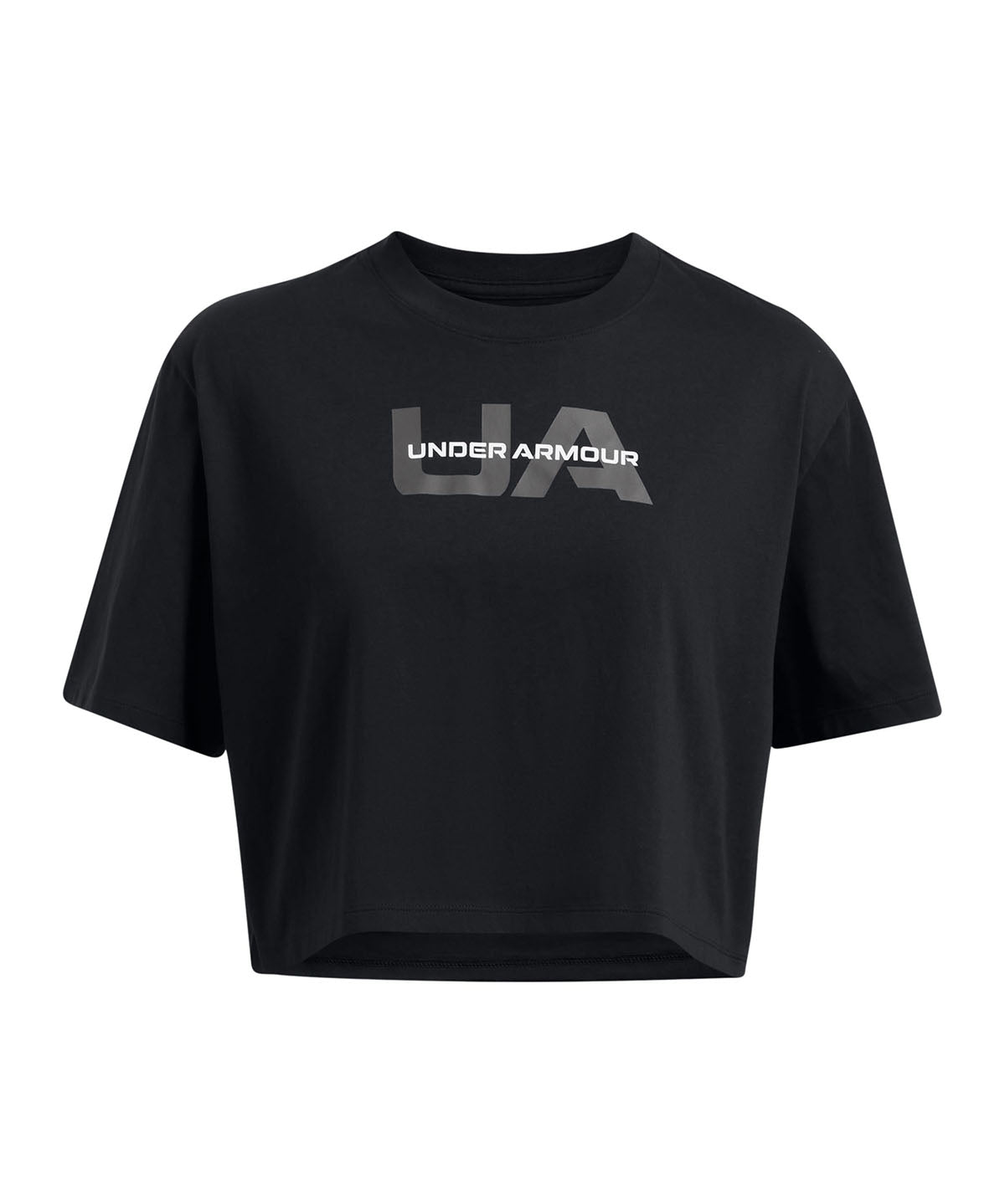 Polera manga corta UA Boxy Crop para mujer