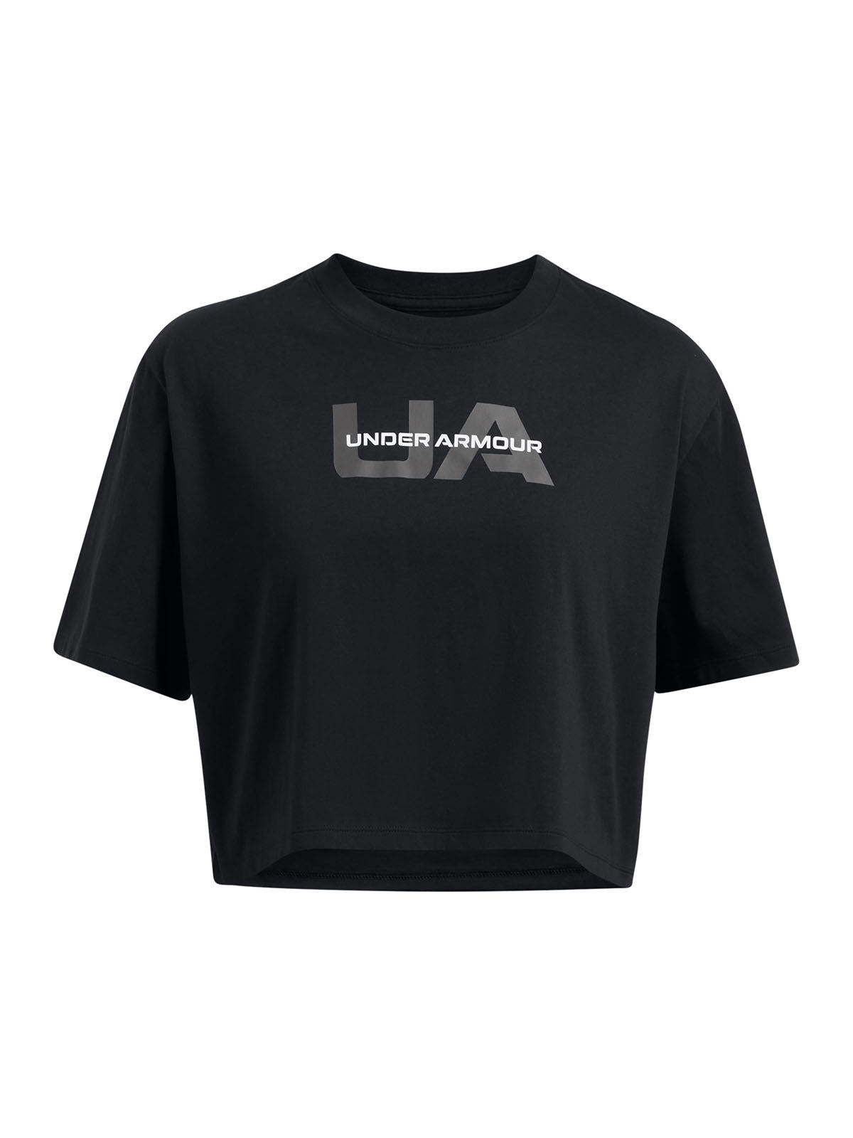 Polera manga corta UA Boxy Crop para mujer