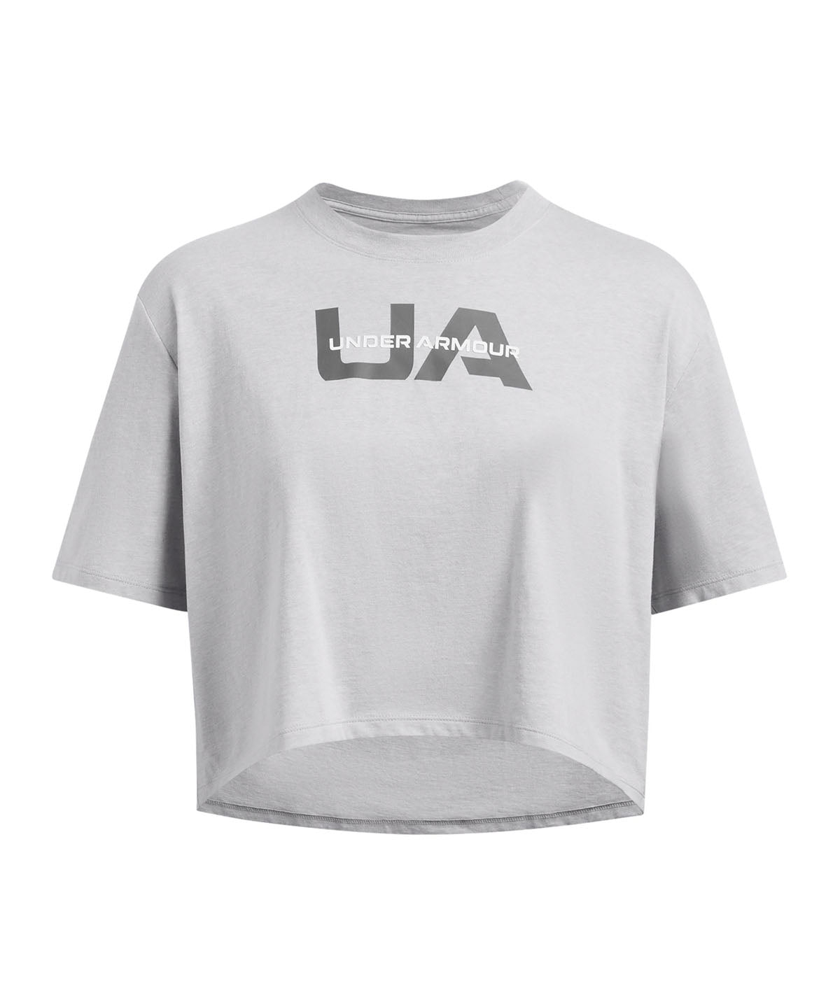 Polera manga corta UA Boxy Crop para mujer