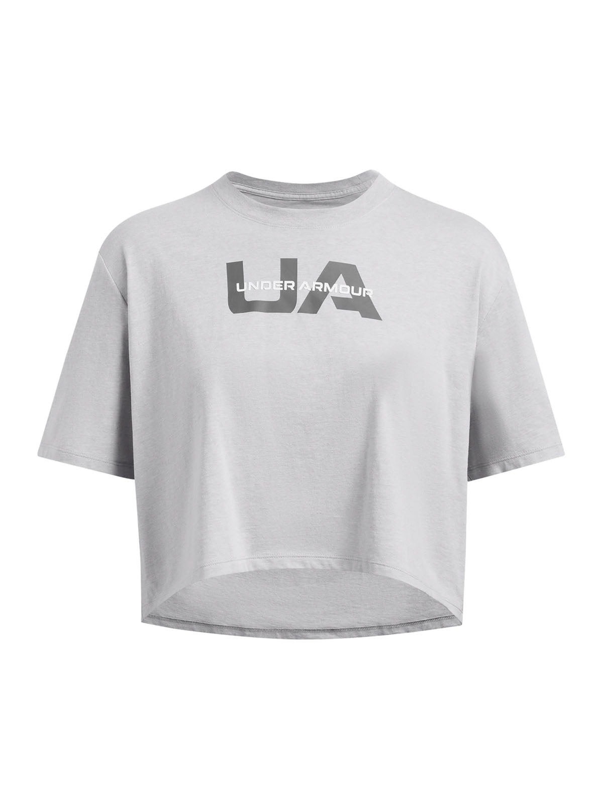 Polera manga corta UA Boxy Crop para mujer