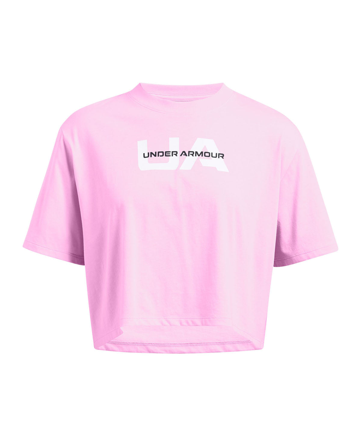 Polera manga corta UA Boxy Crop para mujer