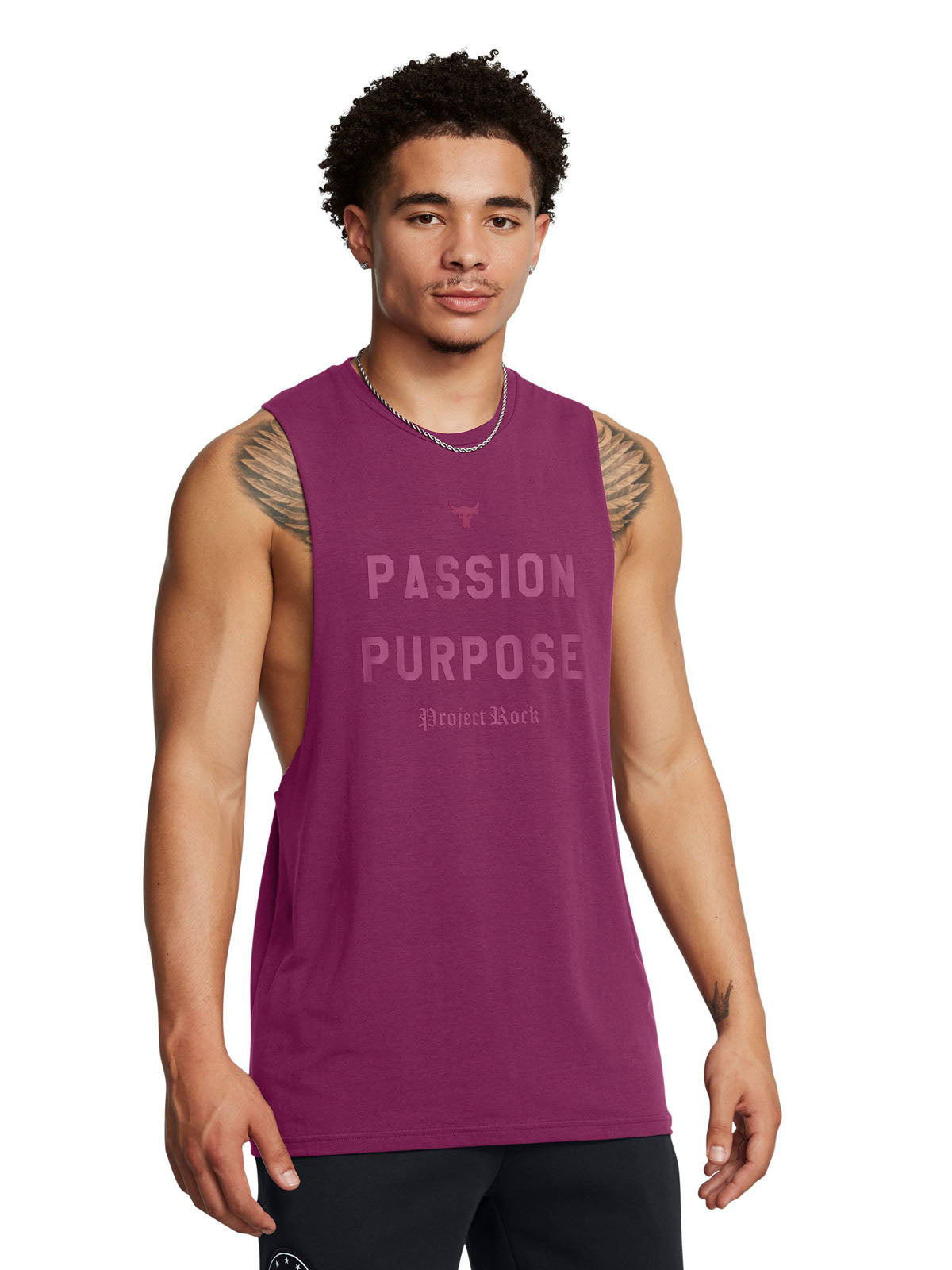 Polera sin mangas Project Rock Passion para hombre