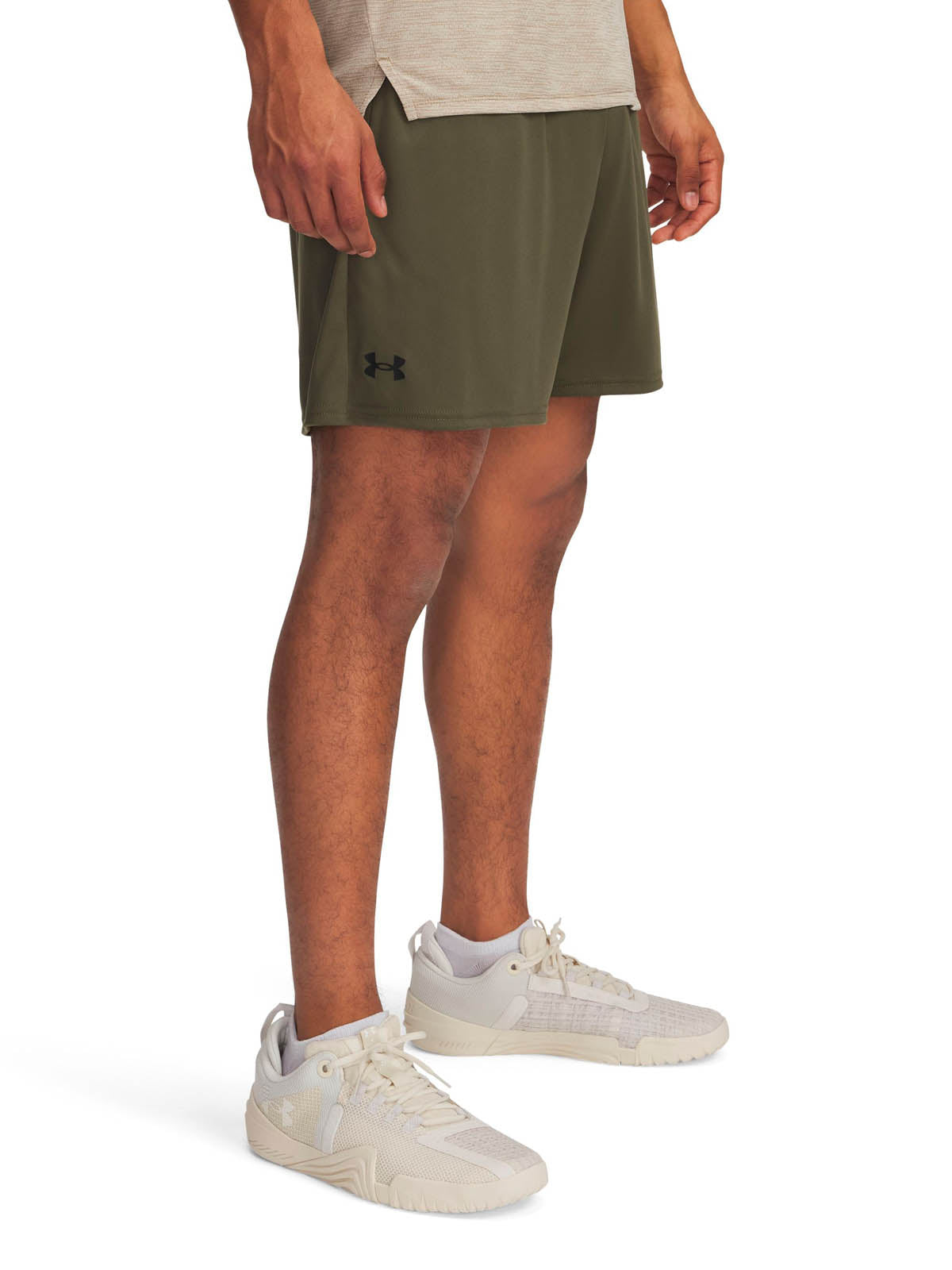 Short de entrenamiento para hombre Tech 7" verde Under Armour