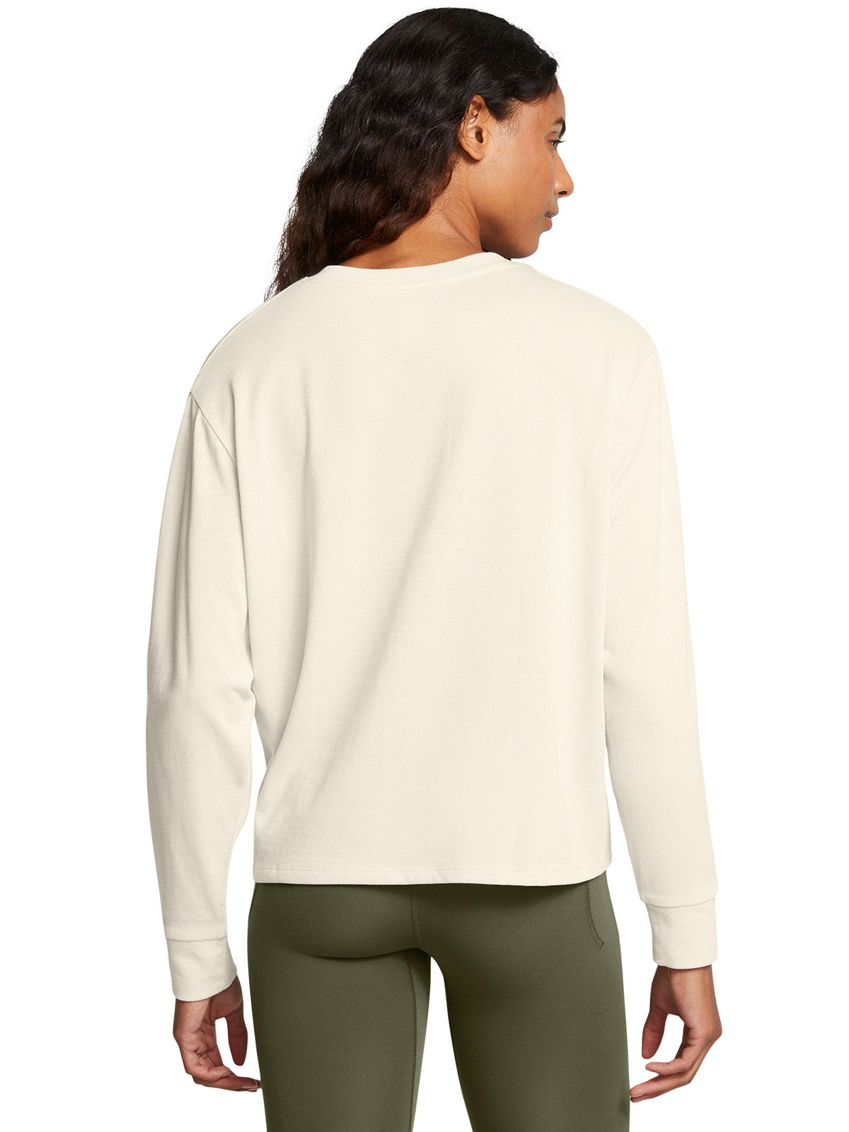 Polera manga larga UA Boxy Crop para mujer