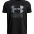 Polera manga corta de Entrenamiento para Niño Tech Hybrid print Negro Under Armour