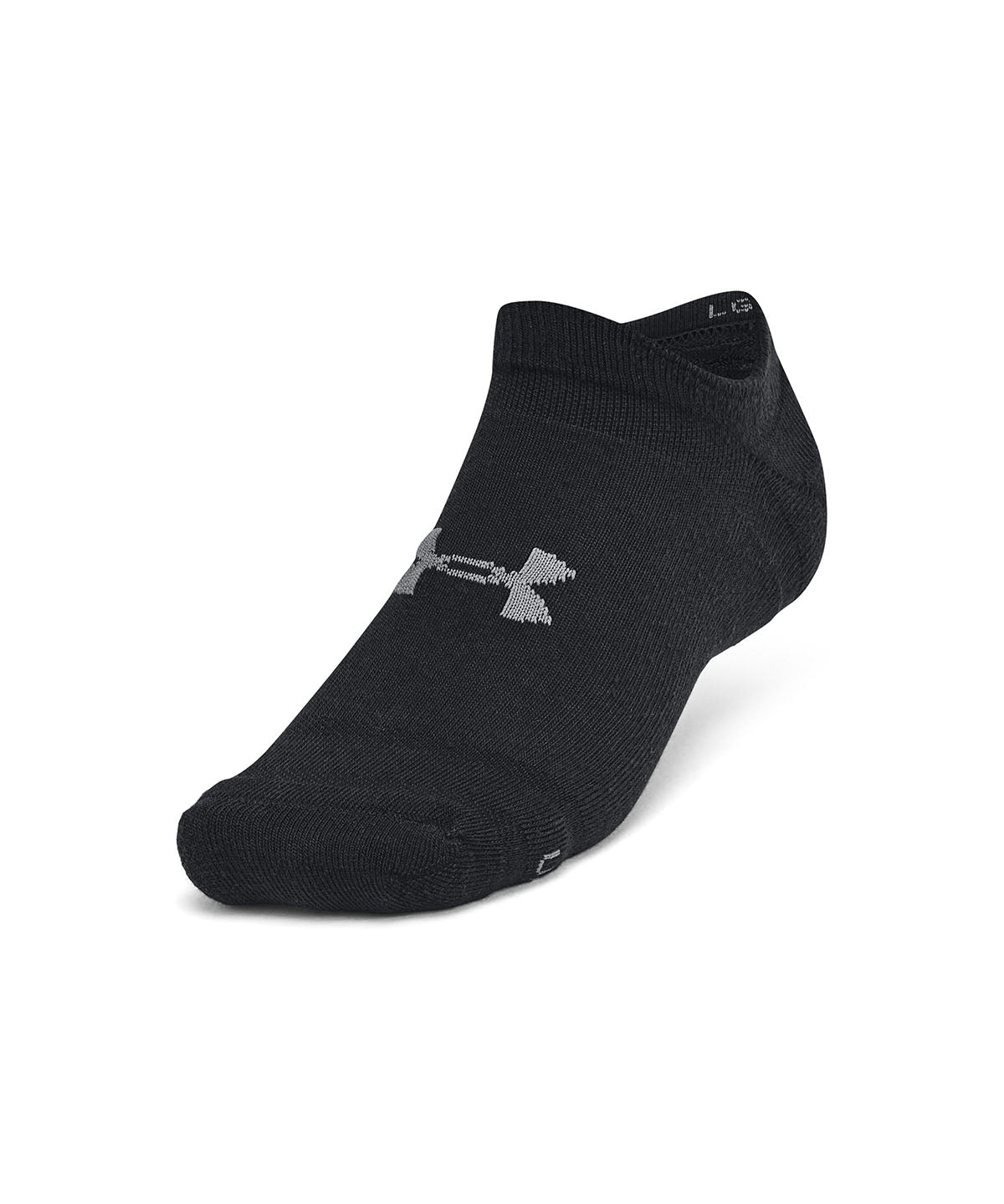 Calcetín unisex Under Armour essential cushion 6-pack negro no show