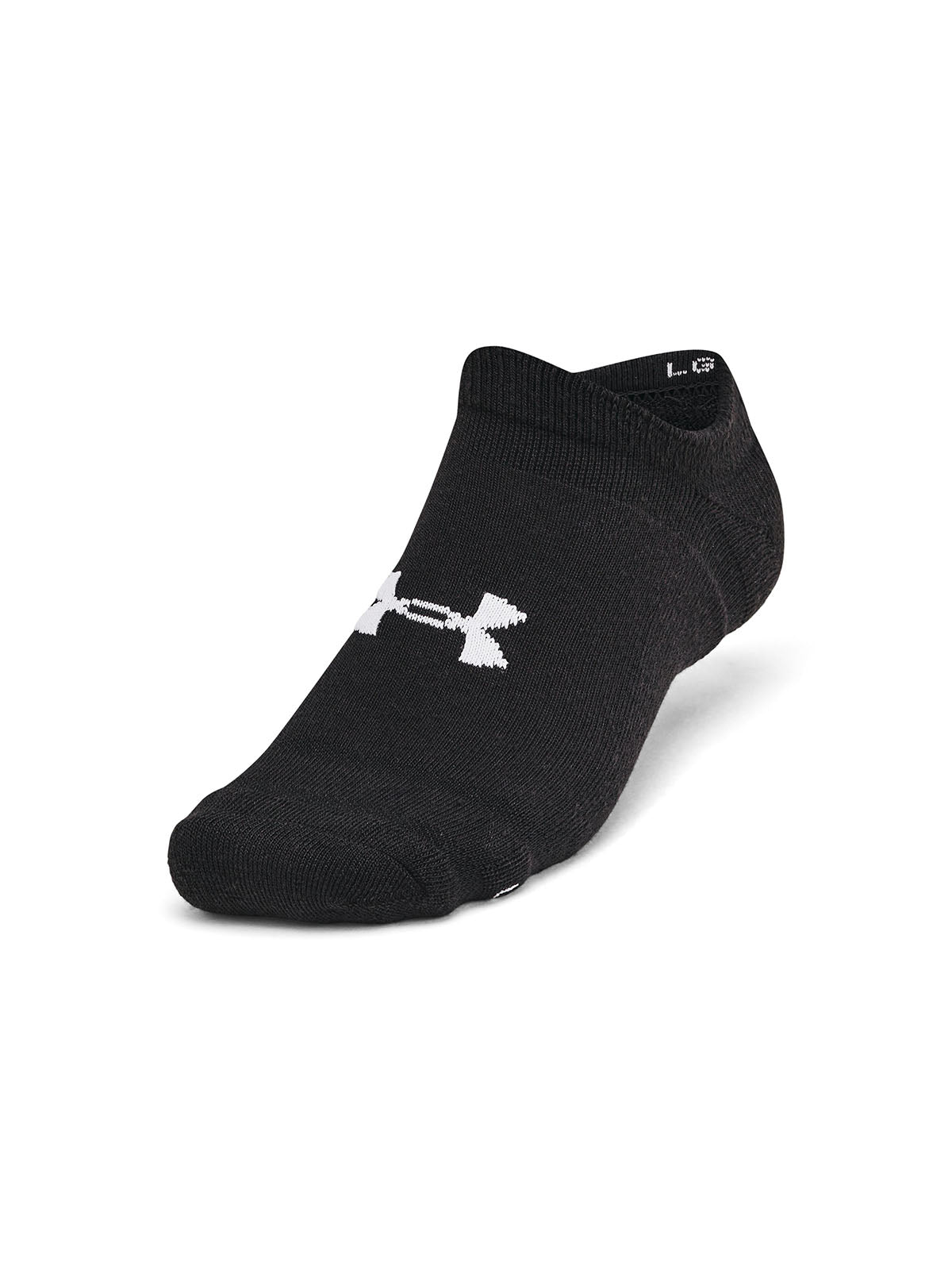 Calcetín unisex Under Armour essential cushion 6-pack negro no show