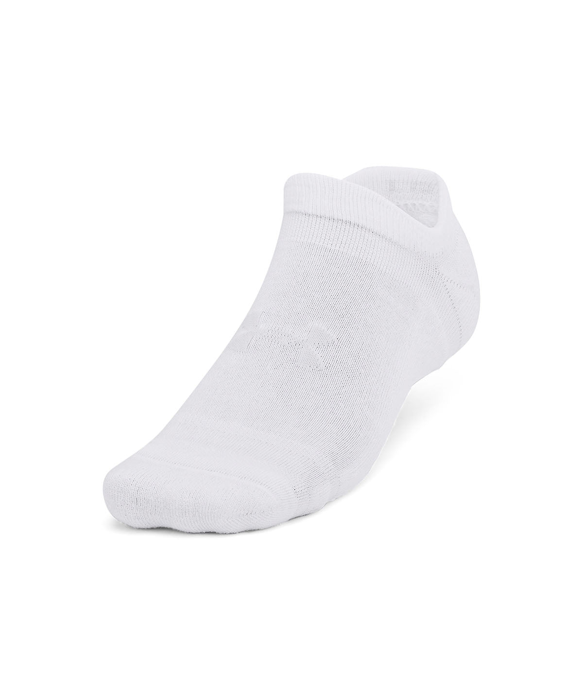 Calcetín unisex Under Armour essential cushion 6-pack no show blanco