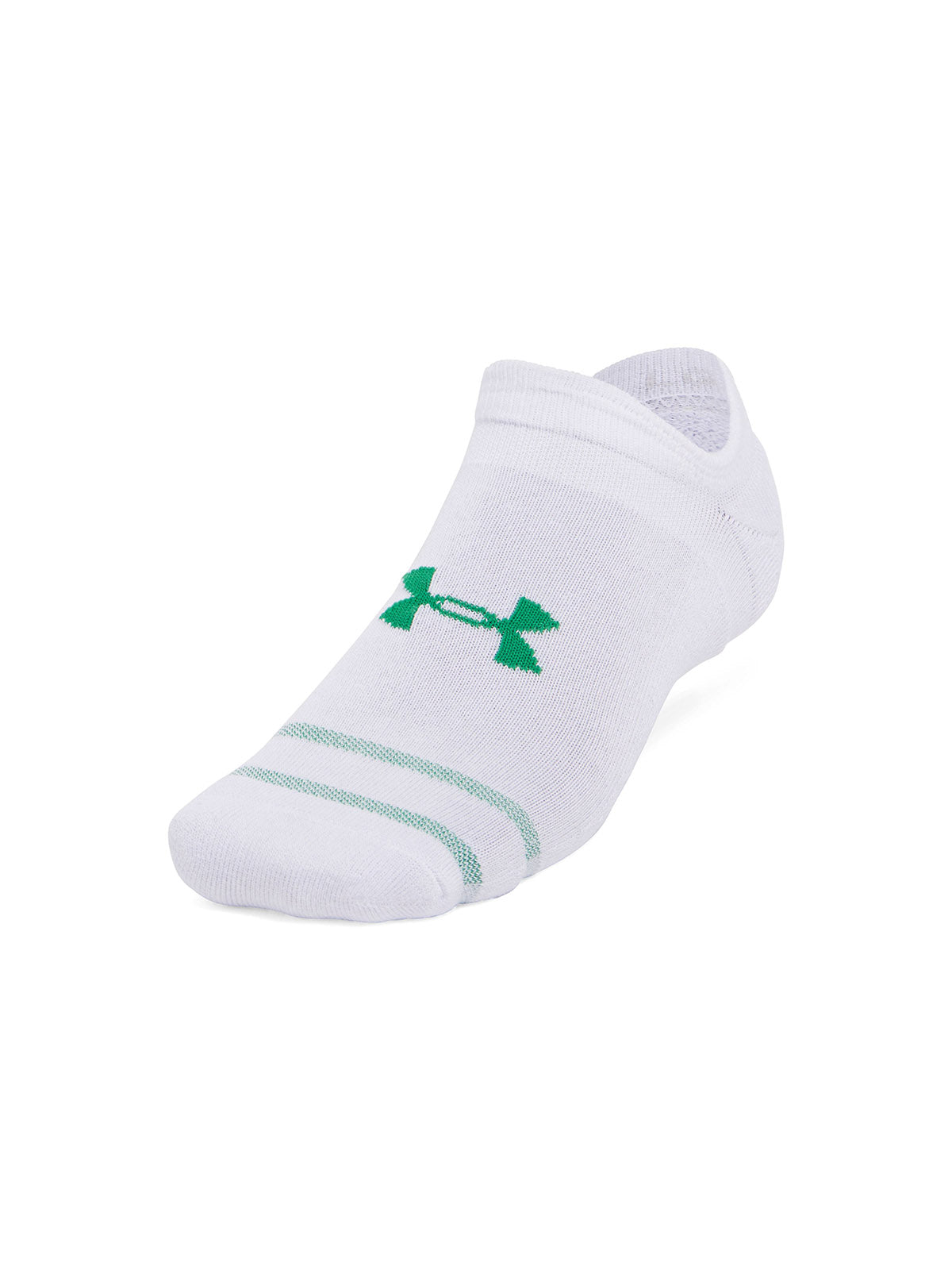 Calcetín unisex Under Armour essential cushion 6-pack no show blanco