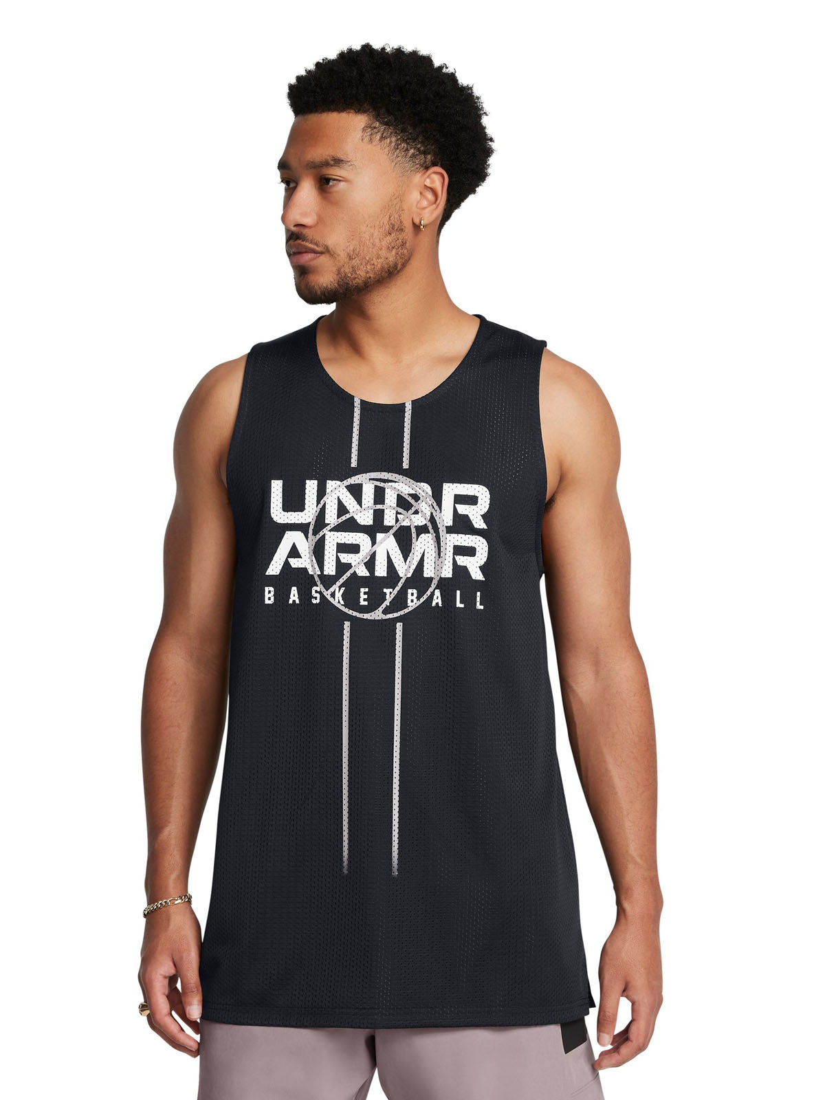 Polera sin mangas reversible UA Zone para hombre