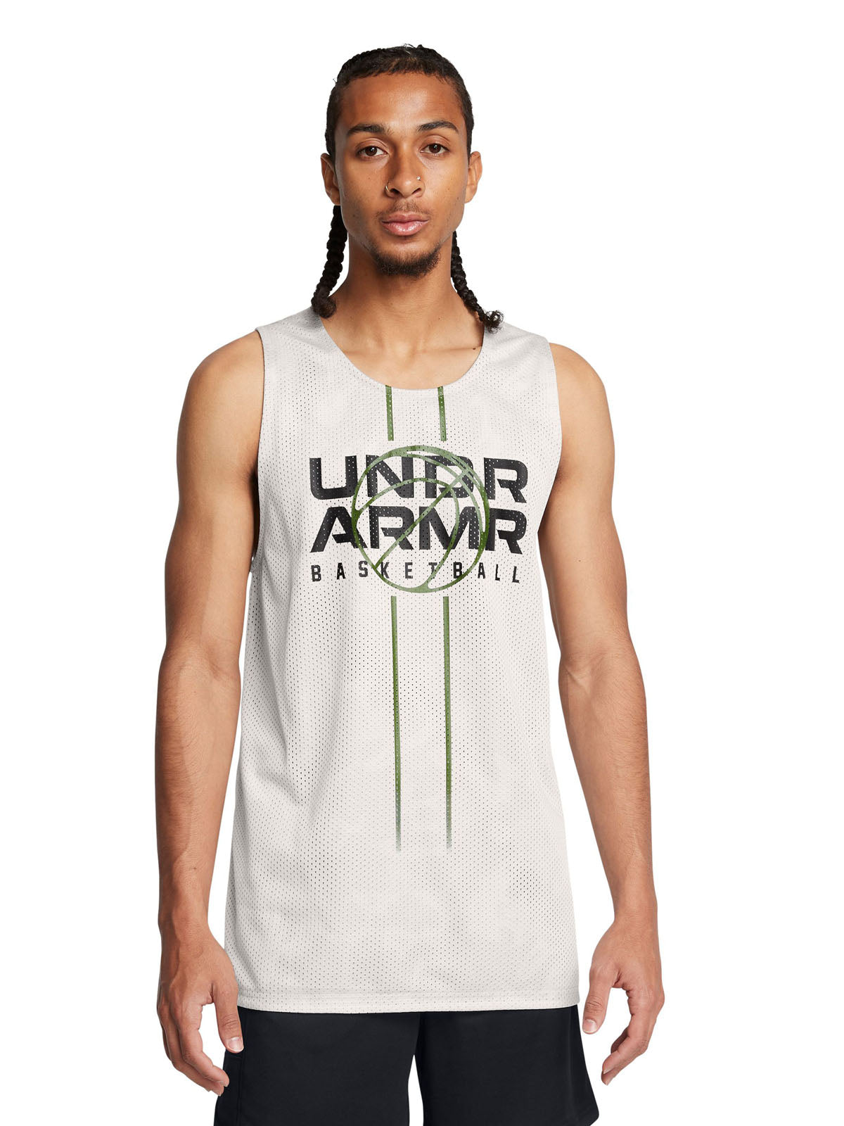 Polera sin mangas reversible UA Zone para hombre