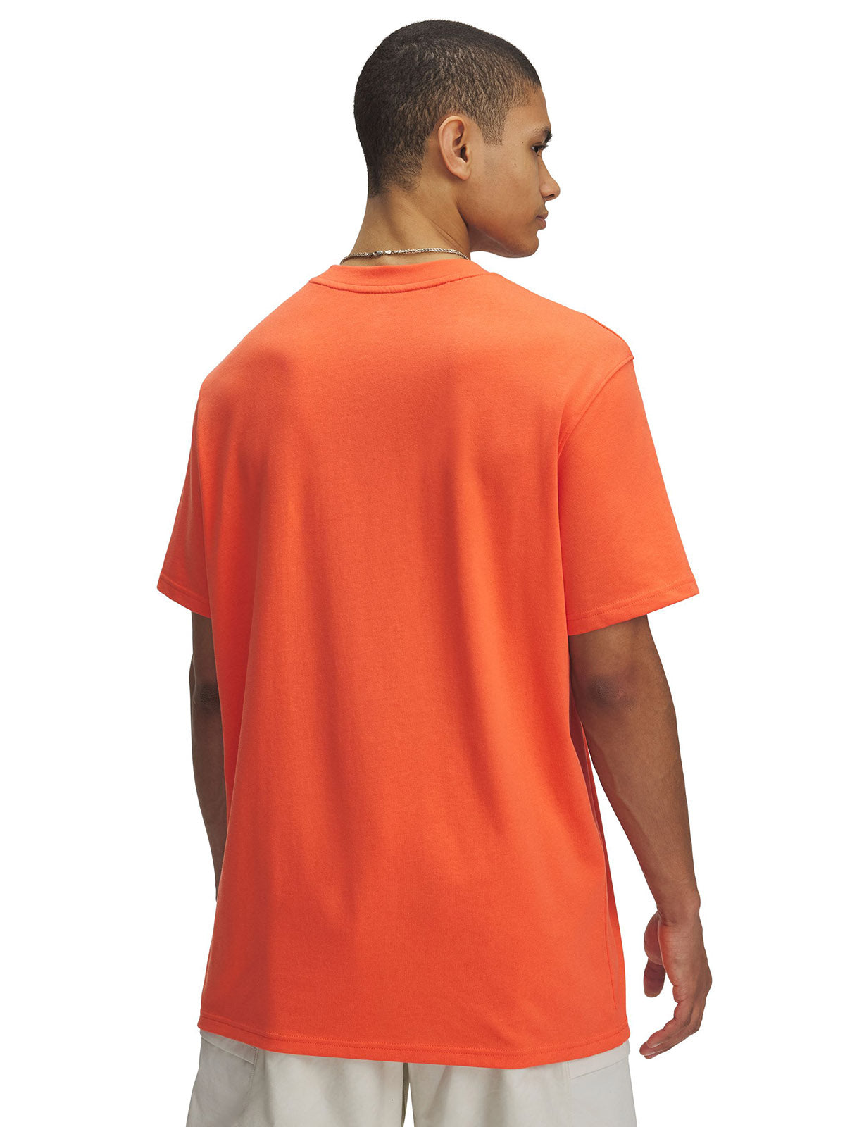 Polera manga corta Curry Heavyweight naranjo para hombre Under Armour