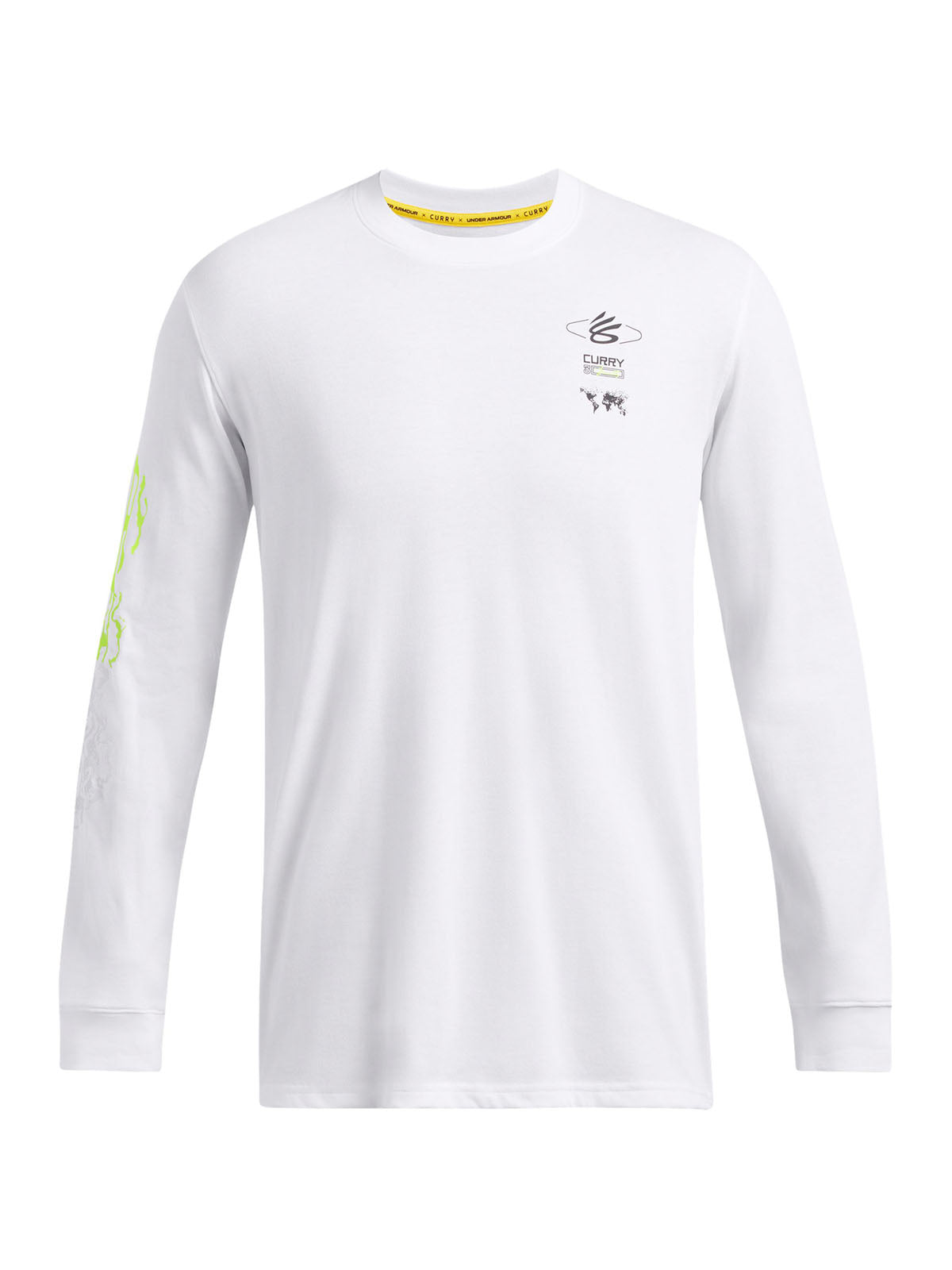 Polera manga larga Curry Verbiage para hombre