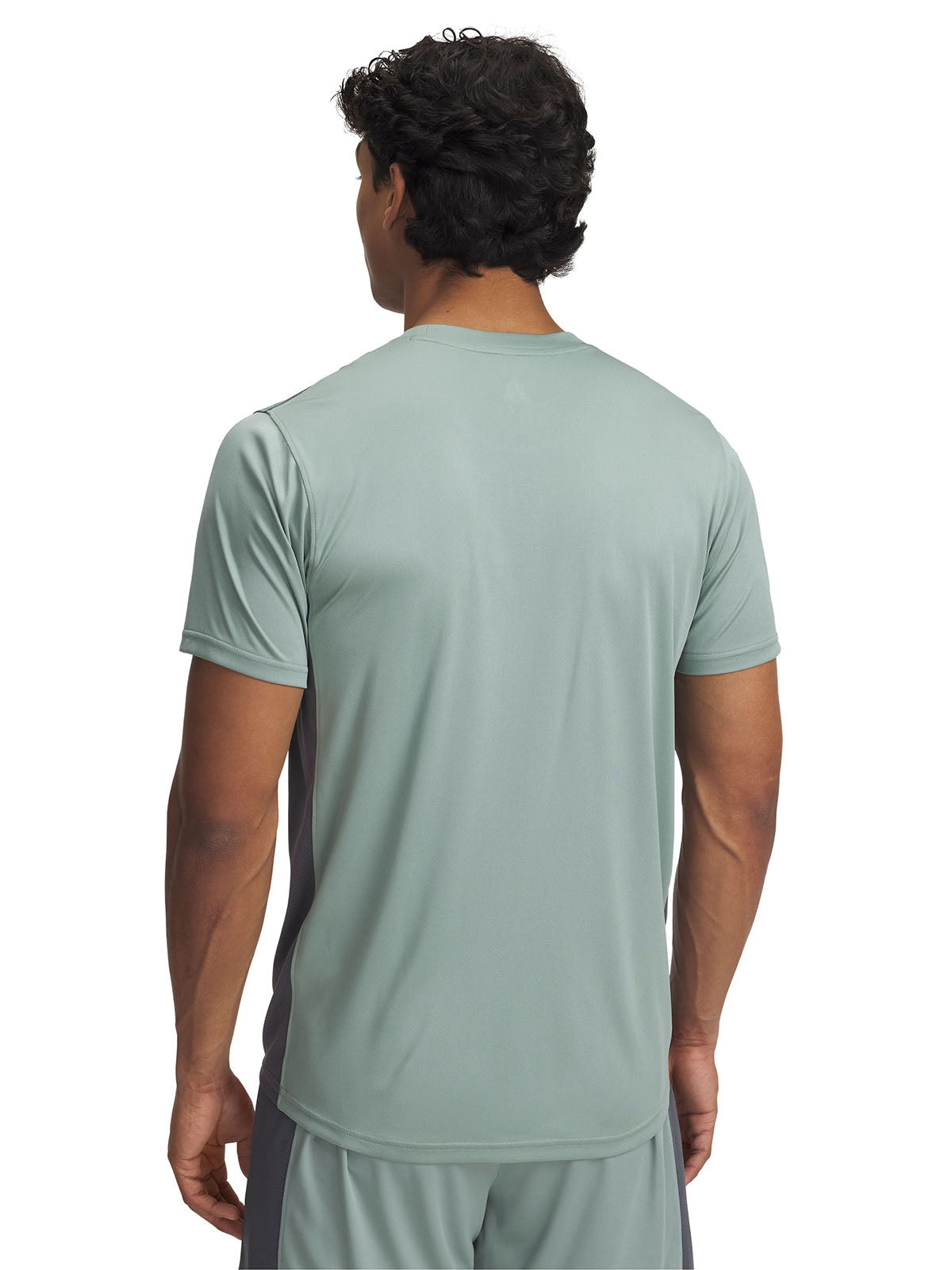 Polera manga corta Under Armour challenger verde para hombre