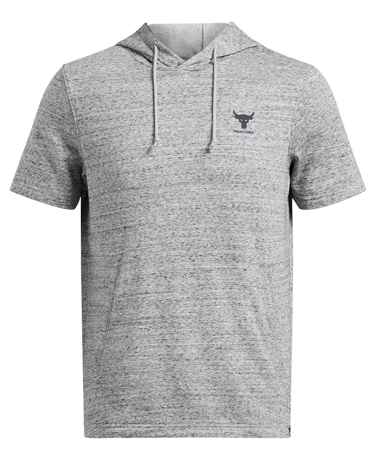 Polerón Project Rock terry manga corta gris para hombre Under Armour