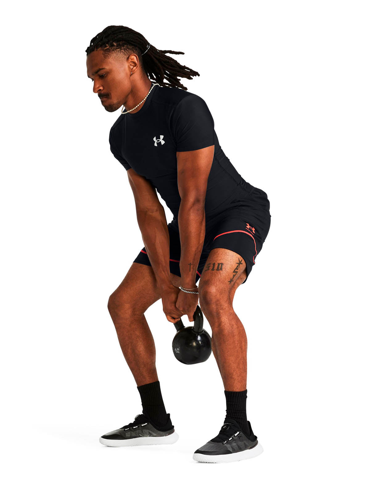 Primera Capa de Entrenamiento para Hombre HG Negro Under Armour