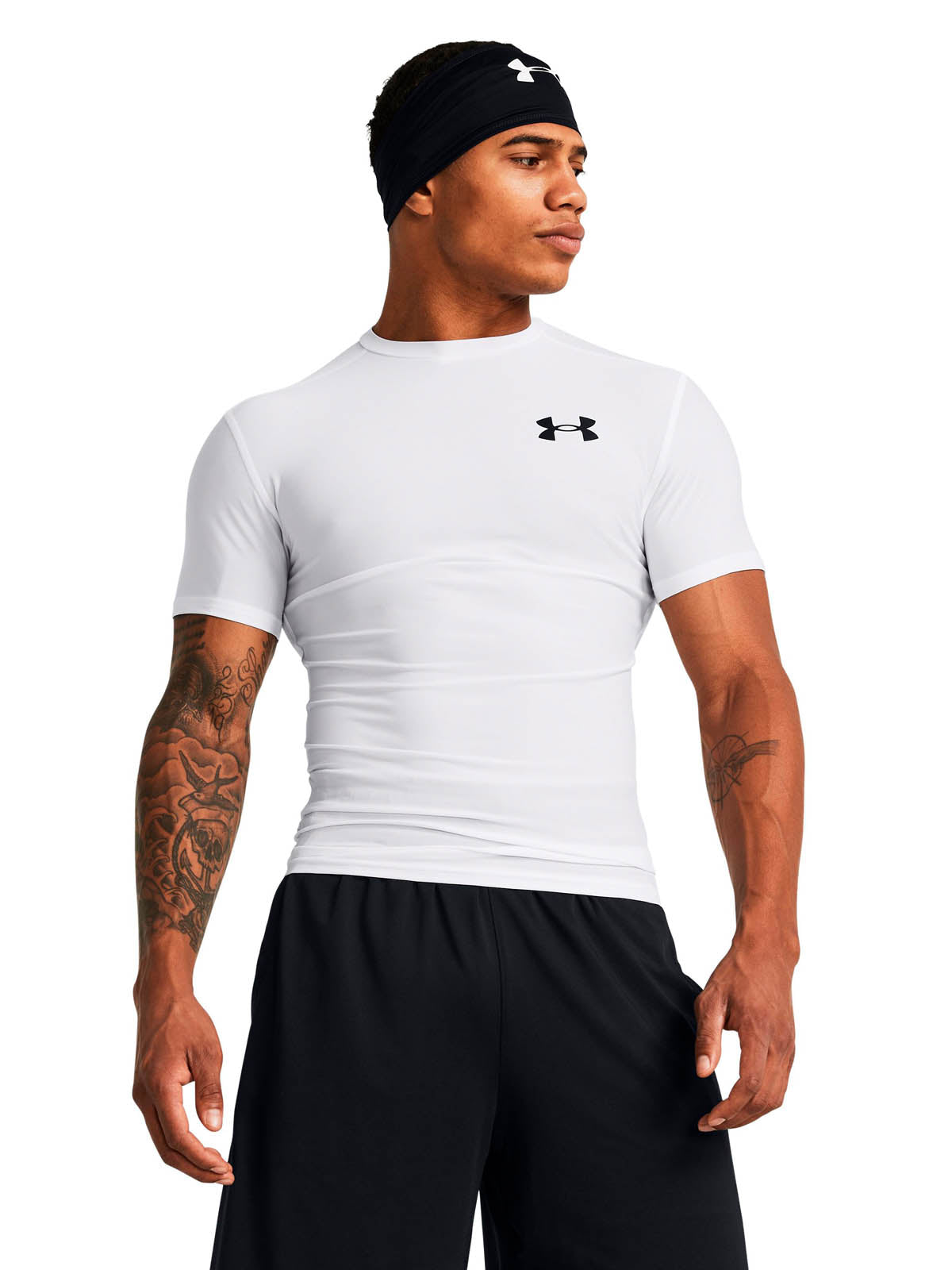 Primera capa UA HeatGear OG blanco para hombre