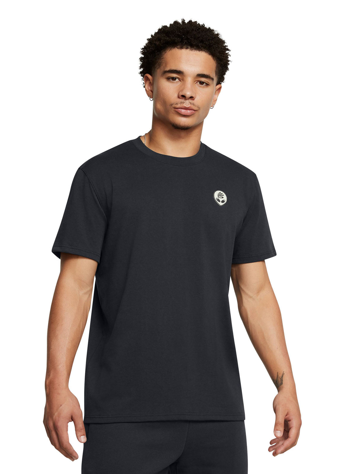 Polera manga corta Curry Alien para hombre