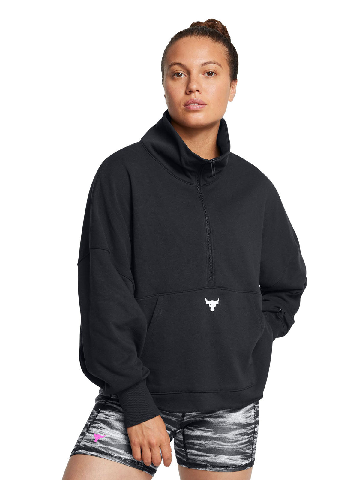 Polerón Project Rock Halfzip para mujer