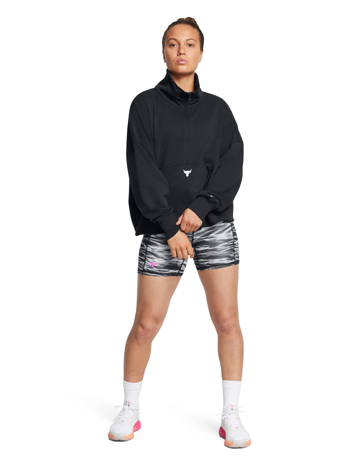 Polerón Project Rock Halfzip para mujer