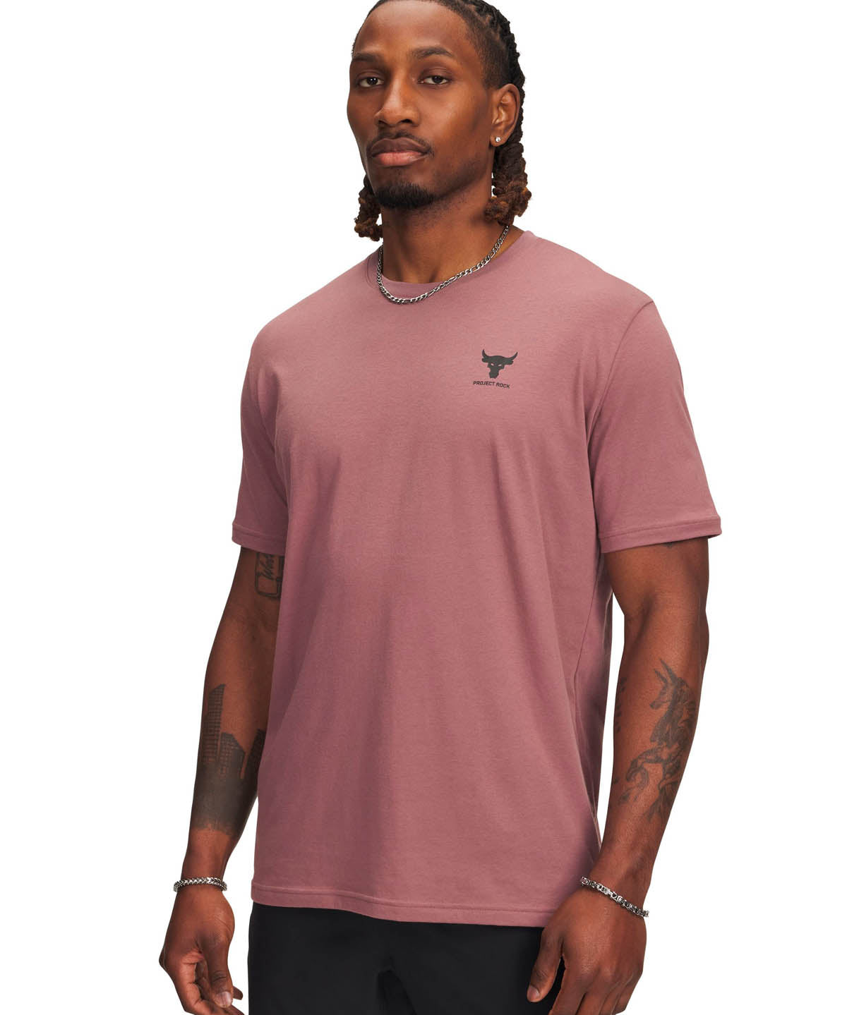 Polera manga corta de entrenamiento para hombre Porject Rock café Under Armour