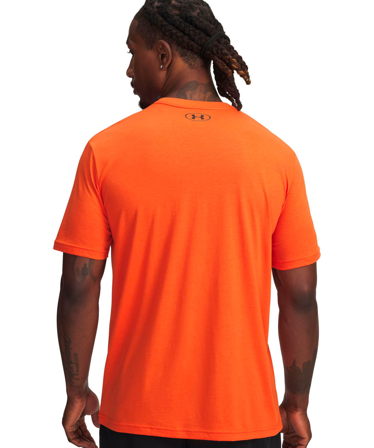 Polera manga corta de entrenamiento para hombre Porject Rock naranja Under Armour