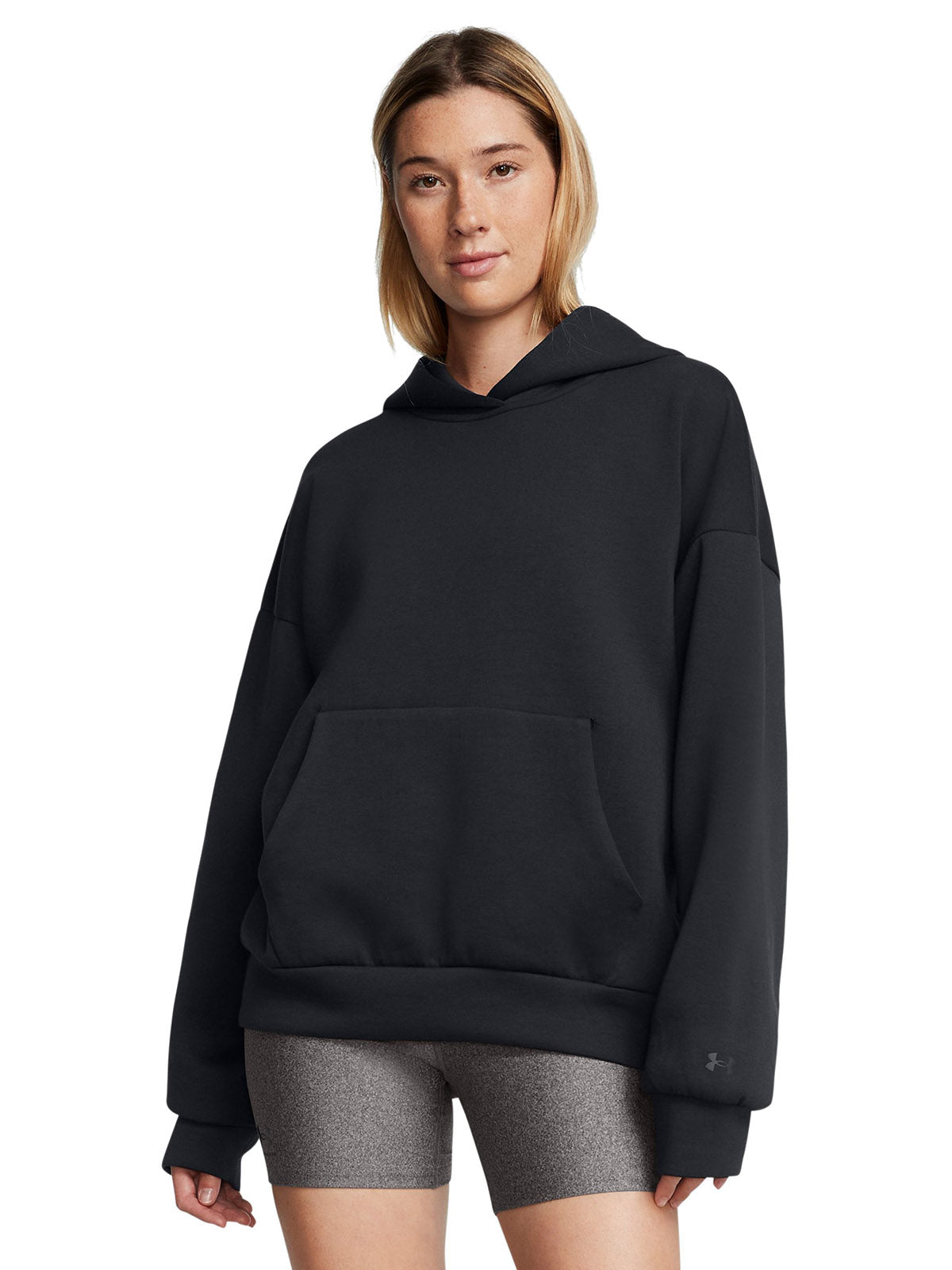 Polerón Under Armour Unstoppable fleece negro para mujer