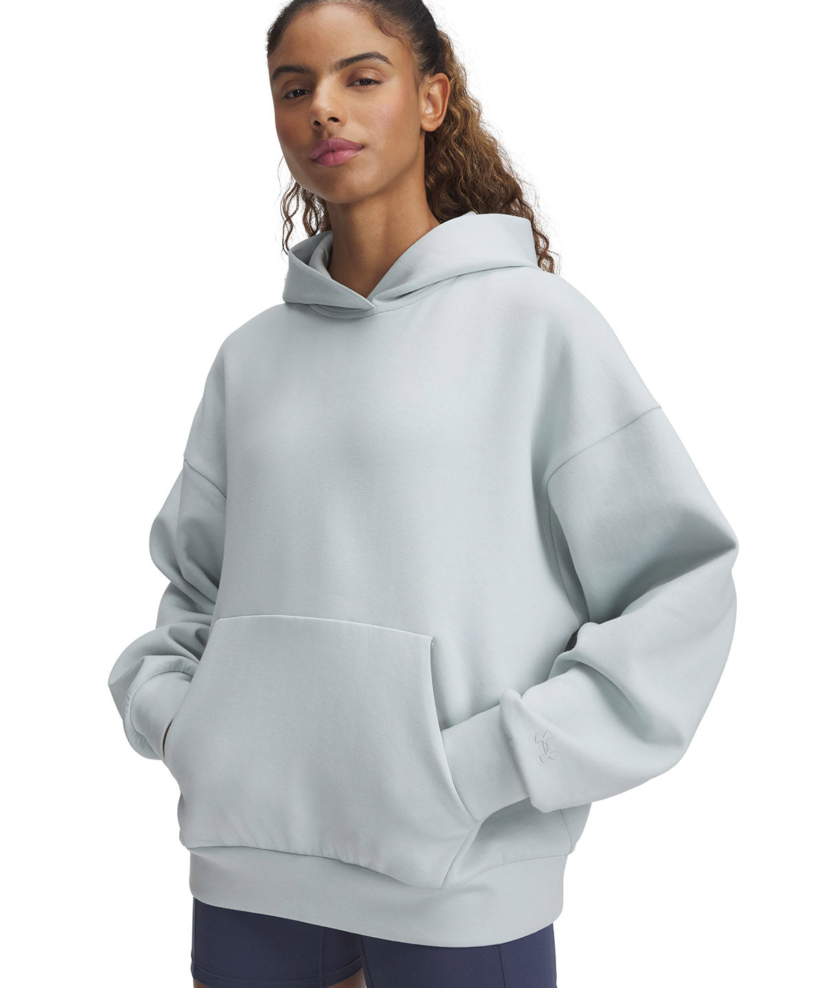 Polerón Under Armour Unstoppable fleece verde para mujer