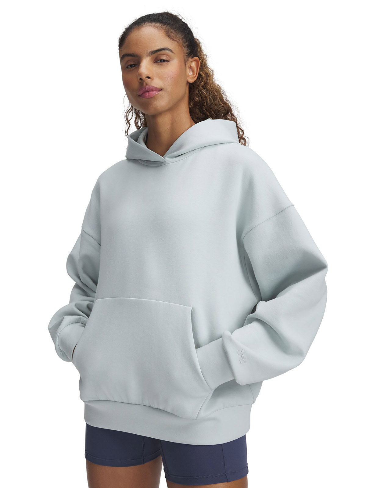 Polerón Under Armour Unstoppable fleece verde para mujer