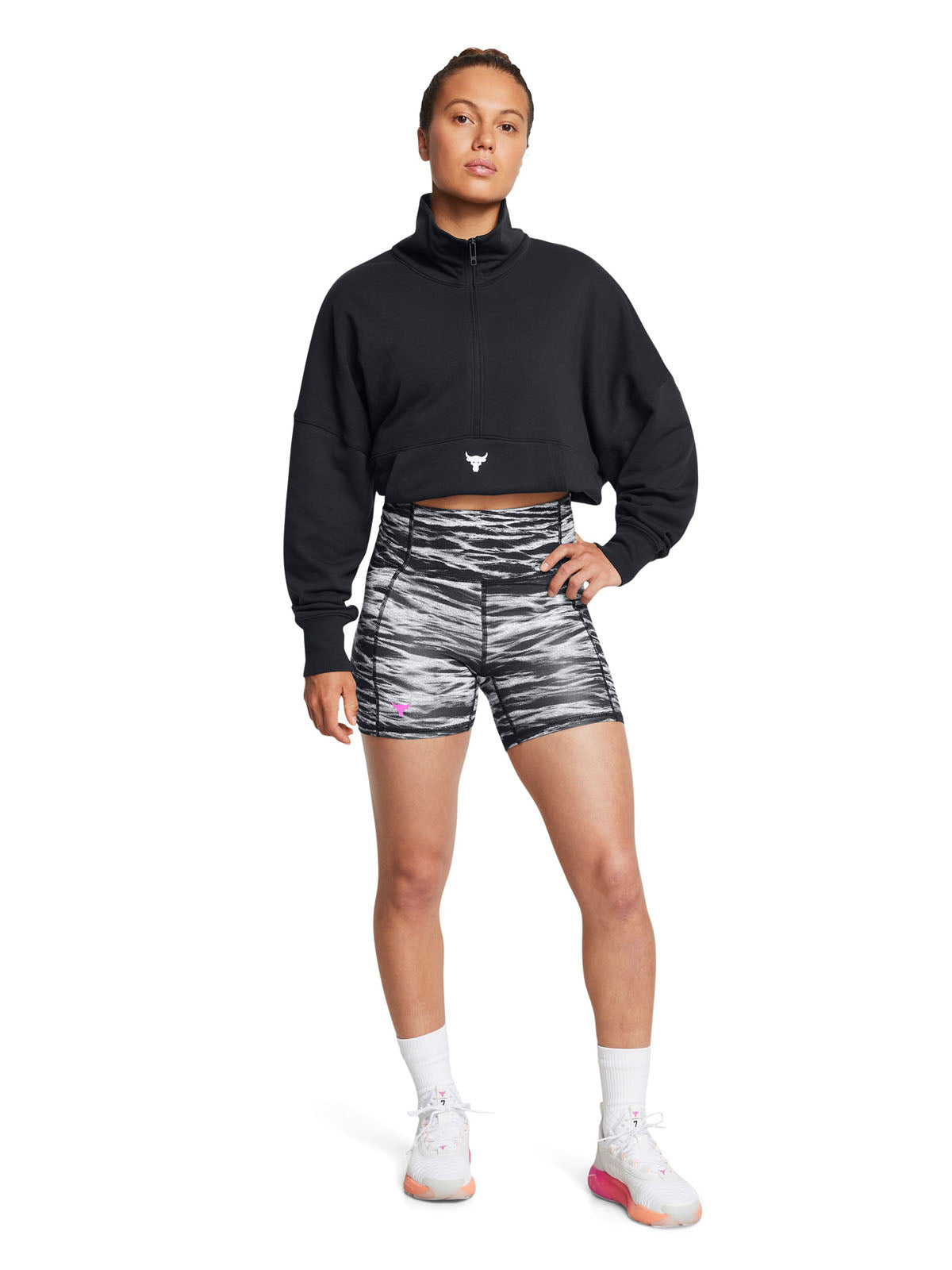 Shorts Middy Project Rock para mujer