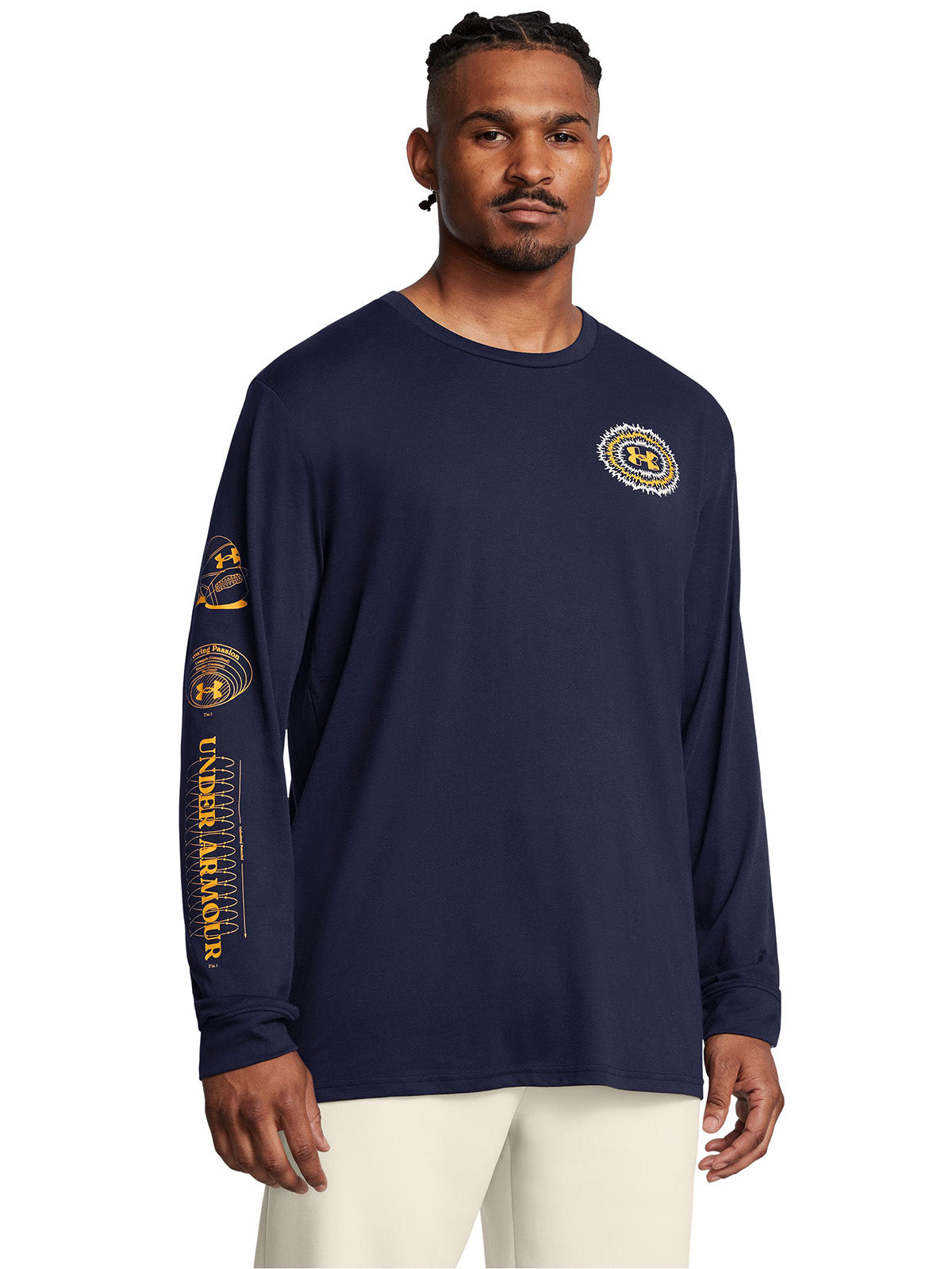 Polera manga larga UA Love Of The Game para hombre