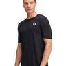 Polera manga corta de entrenamiento para hombre Vanish Seamless negro Under Armour
