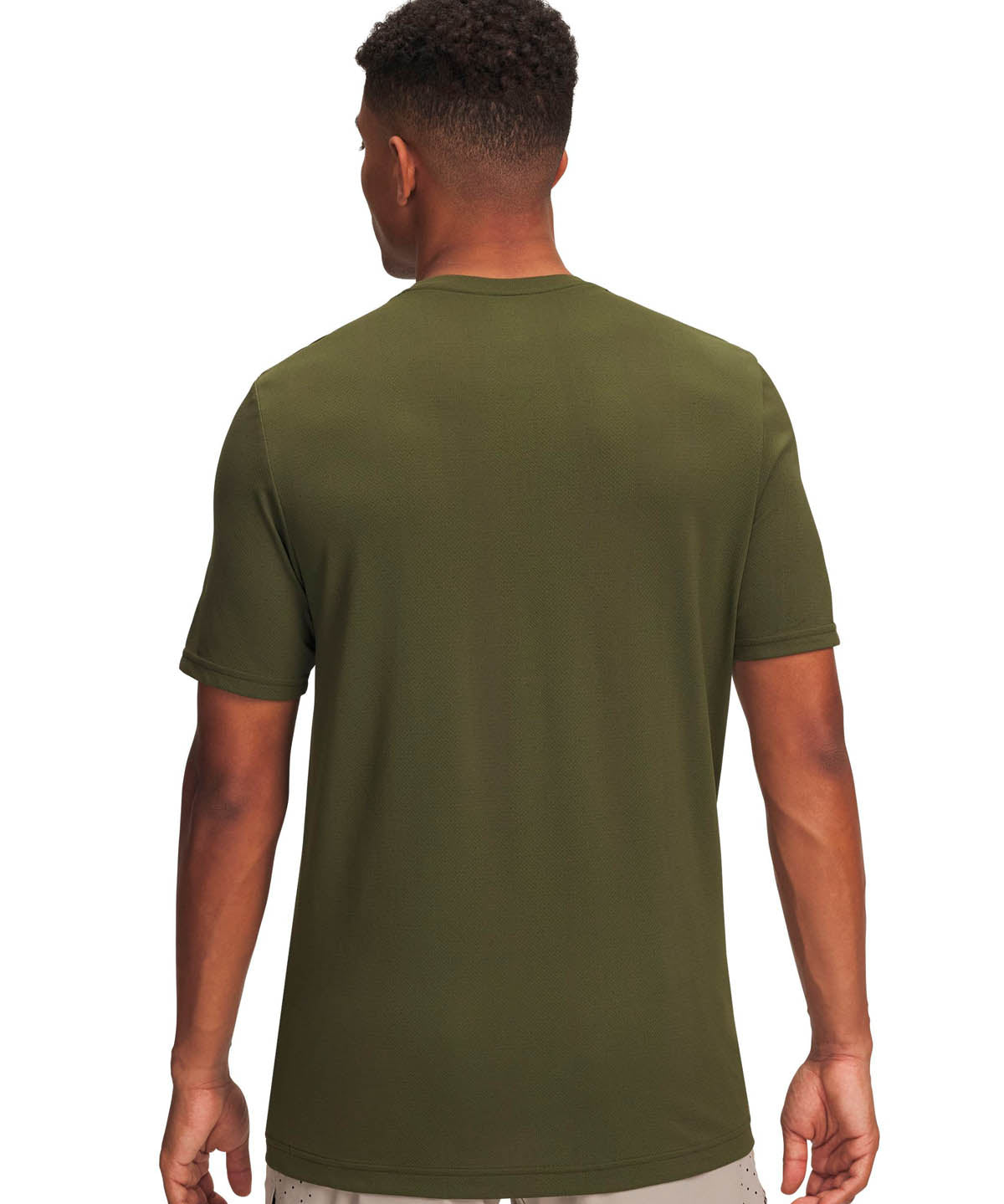 Polera manga corta de entrenamiento para hombre Vanish Seamless verde Under Armour