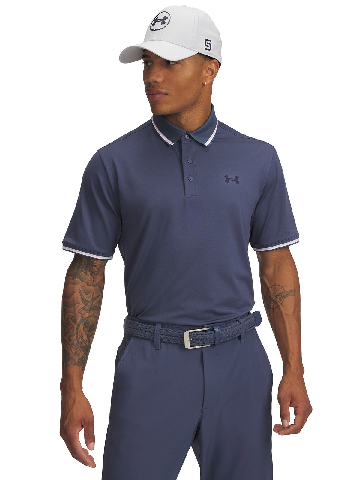 Polo manga corta Under Armour playoff 3.0 gris para hombre