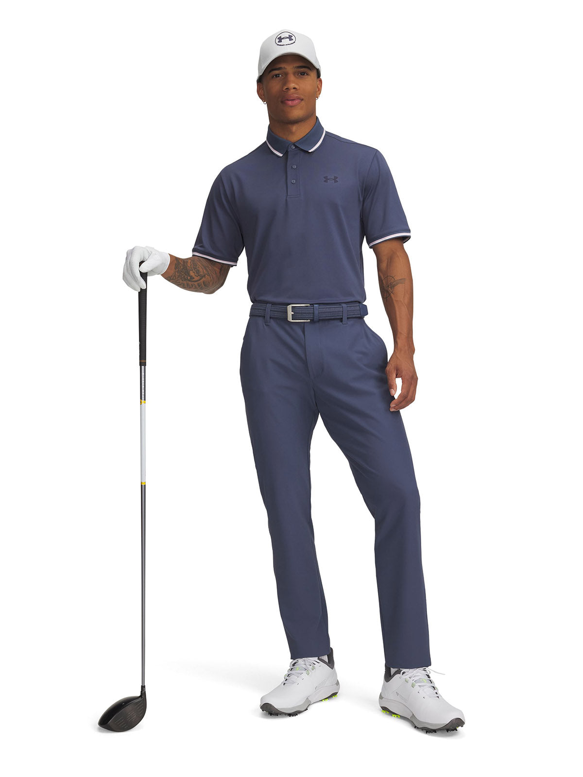 Polo manga corta Under Armour playoff 3.0 gris para hombre